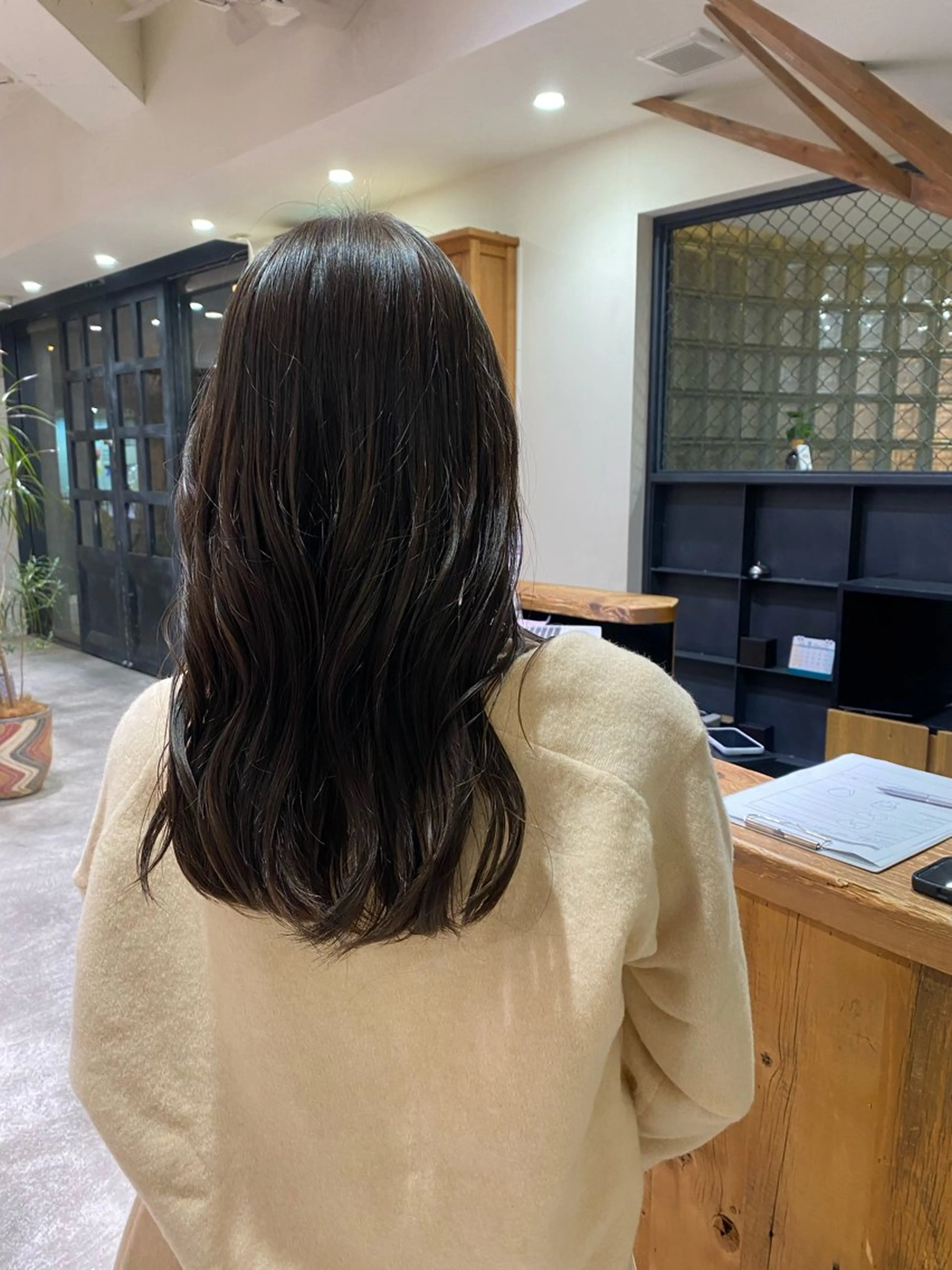 カラー 🖤海外風デザイン カラー🖤/りんのヘアスタイル