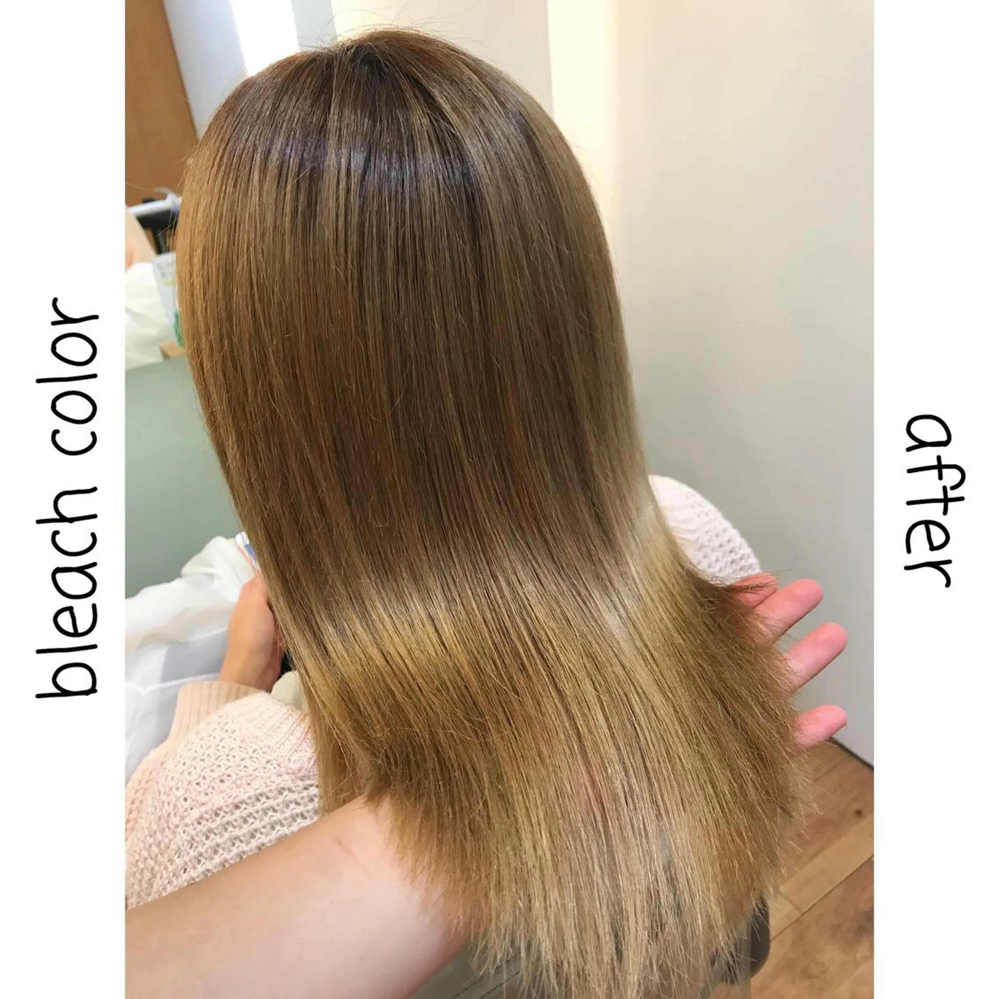 セミロング 髪質改善 シアーベージュニスト 🥣大石亜里紗のヘアスタイル