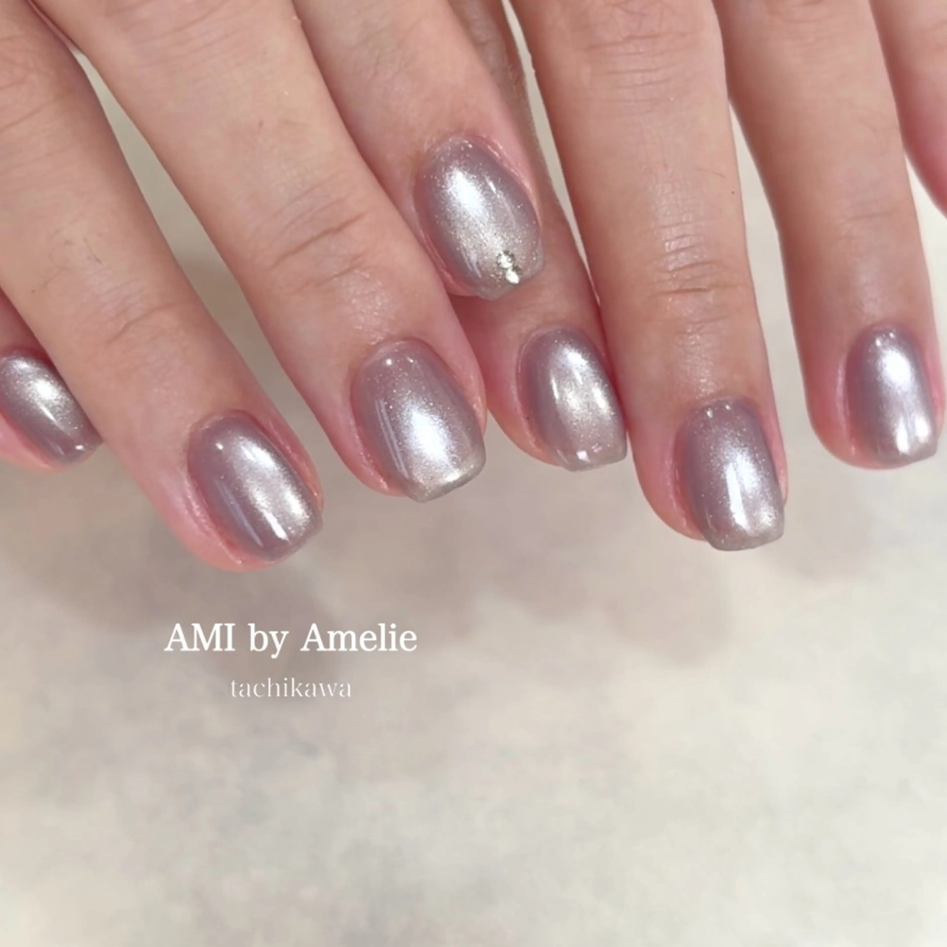 ネイル フラッシュネイル マグネットネイル ミラーネイル ワンカラーネイル Kikuchi mikakoのネイルデザイン