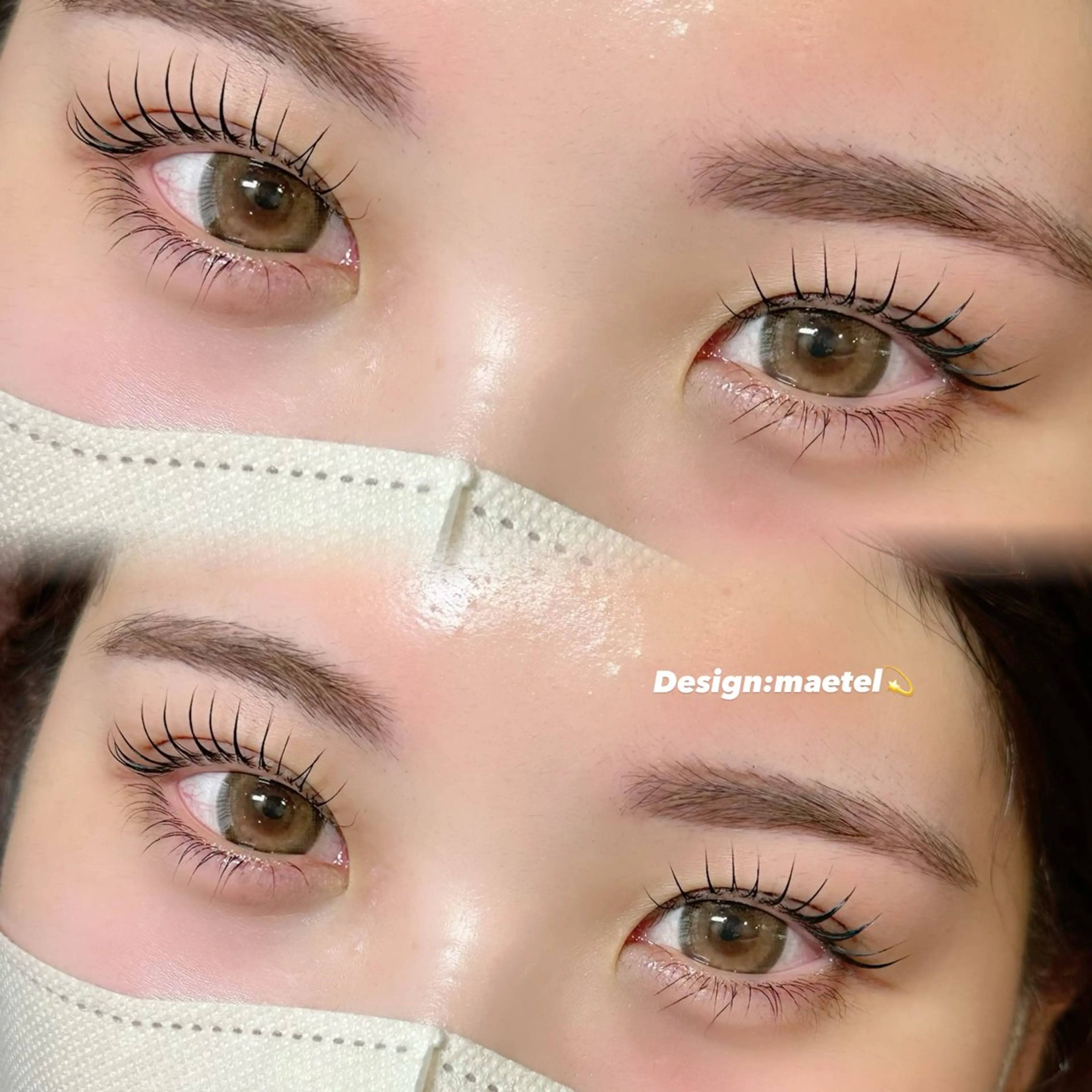 マツエク・マツパ マツパ EARTH 佐久平店所属・藤井 志帆のマツエク・マツパデザイン