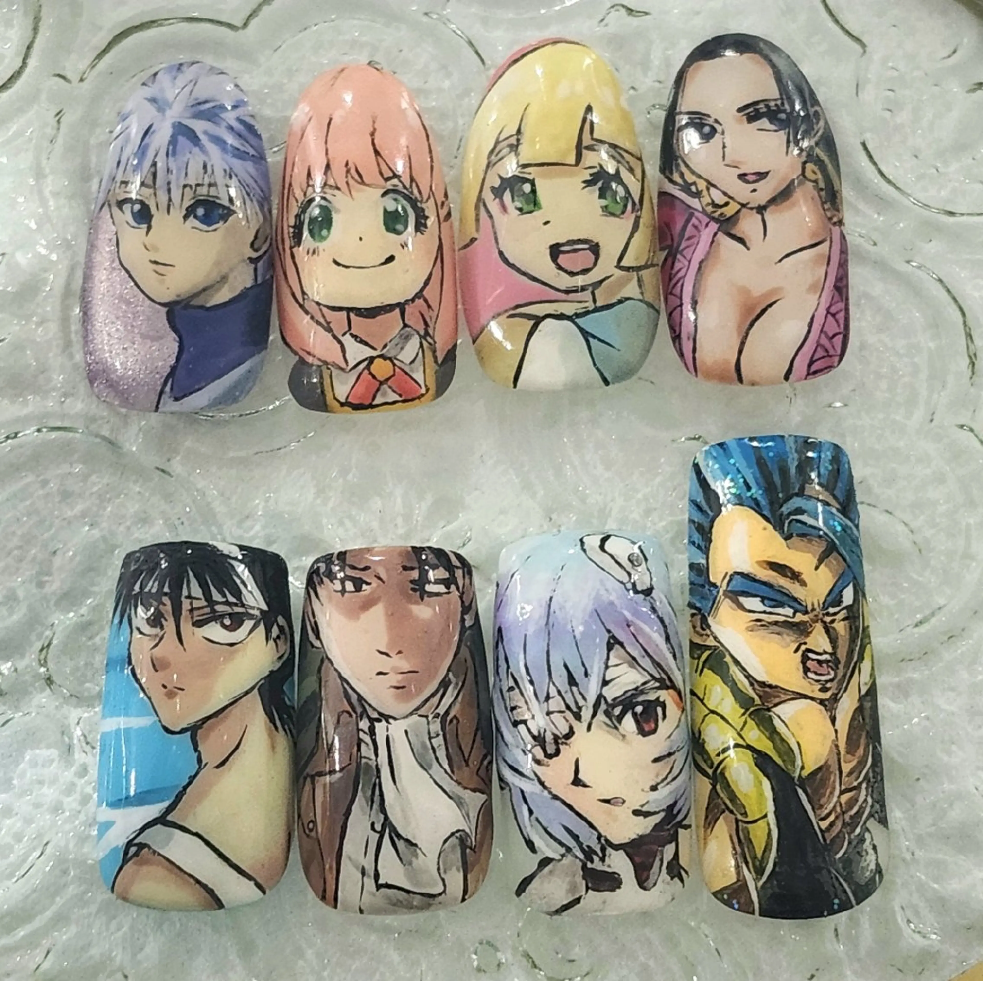 痛ネイル👸ワンカラー+キャラクター1本♥の写真