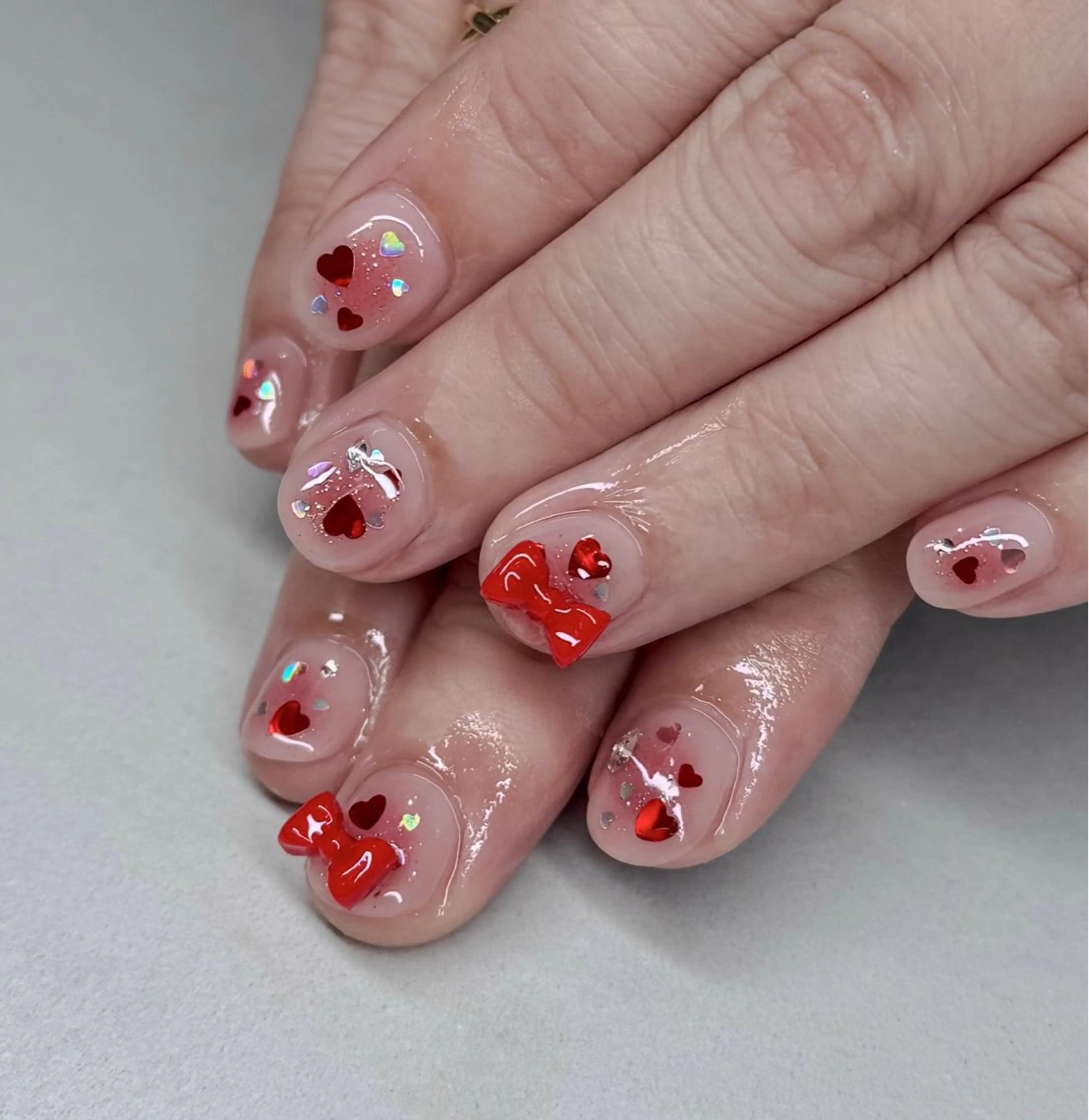 ネイル バレンタイン num-fi Aiのネイルデザイン