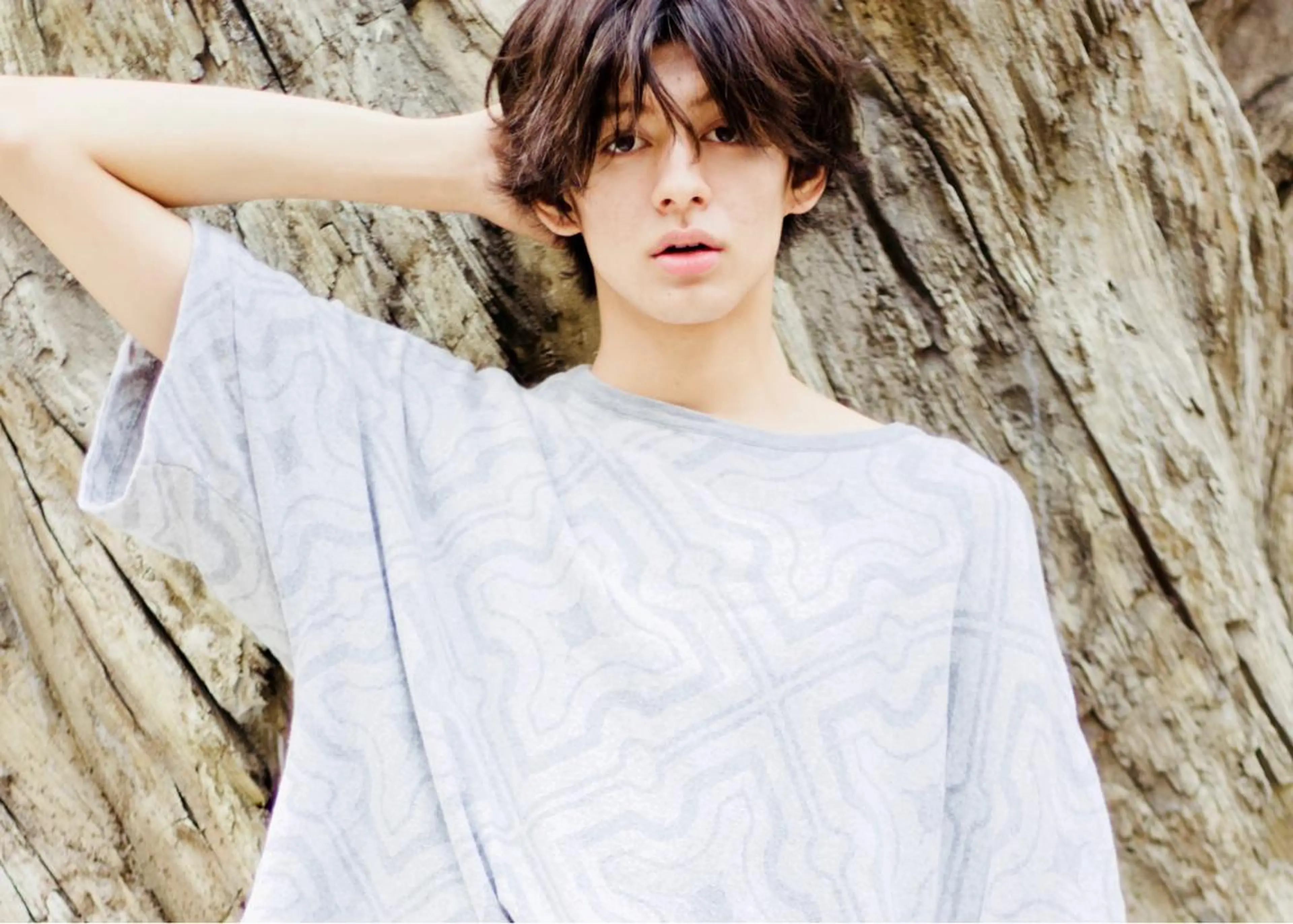 ショート カラー パーマ ヘアアレンジ メンズ パーソナルカラー合わ せたカラー🤍なつみのヘアスタイル