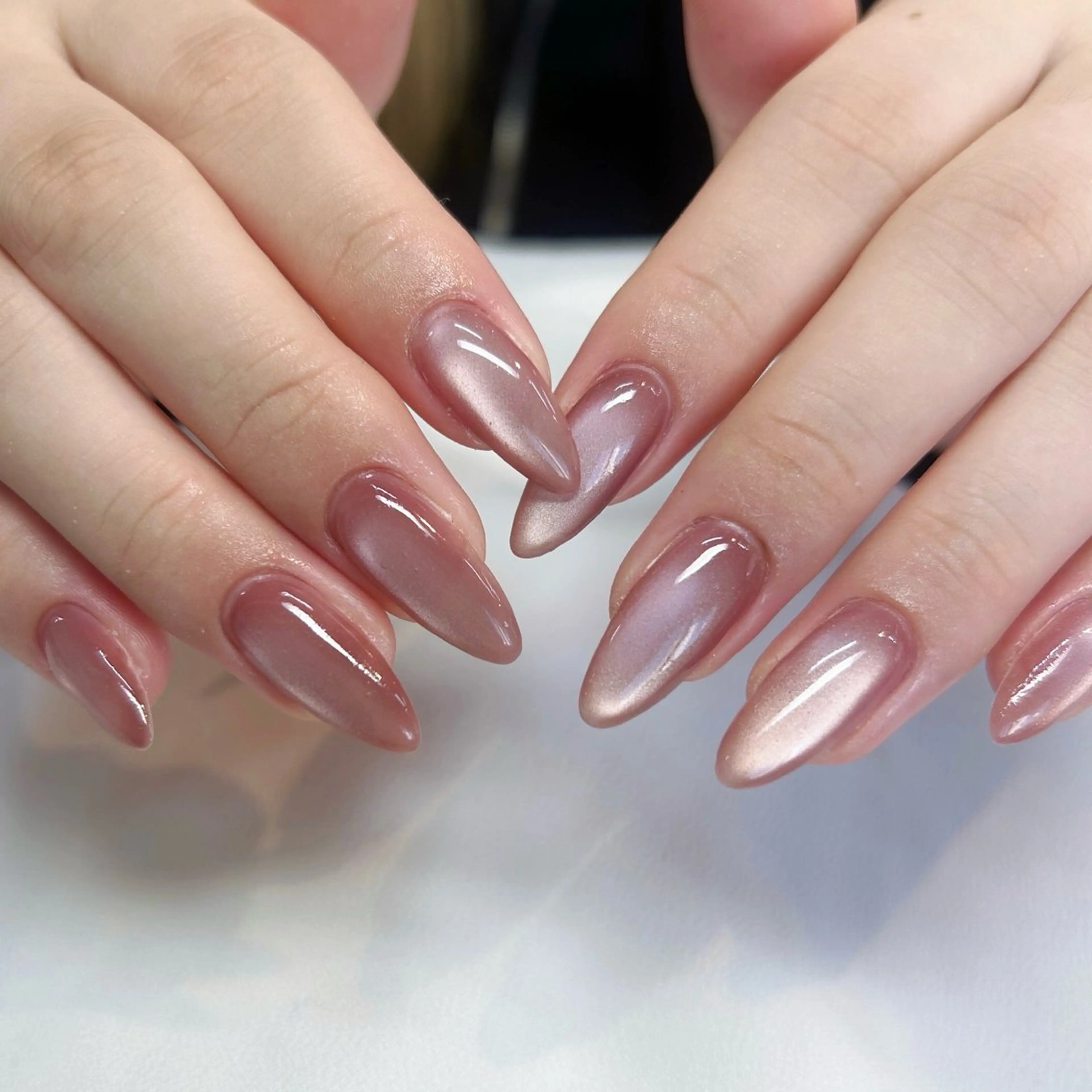 ネイル 氷ネイル・うるうるネイル marl natsukiのネイルデザイン