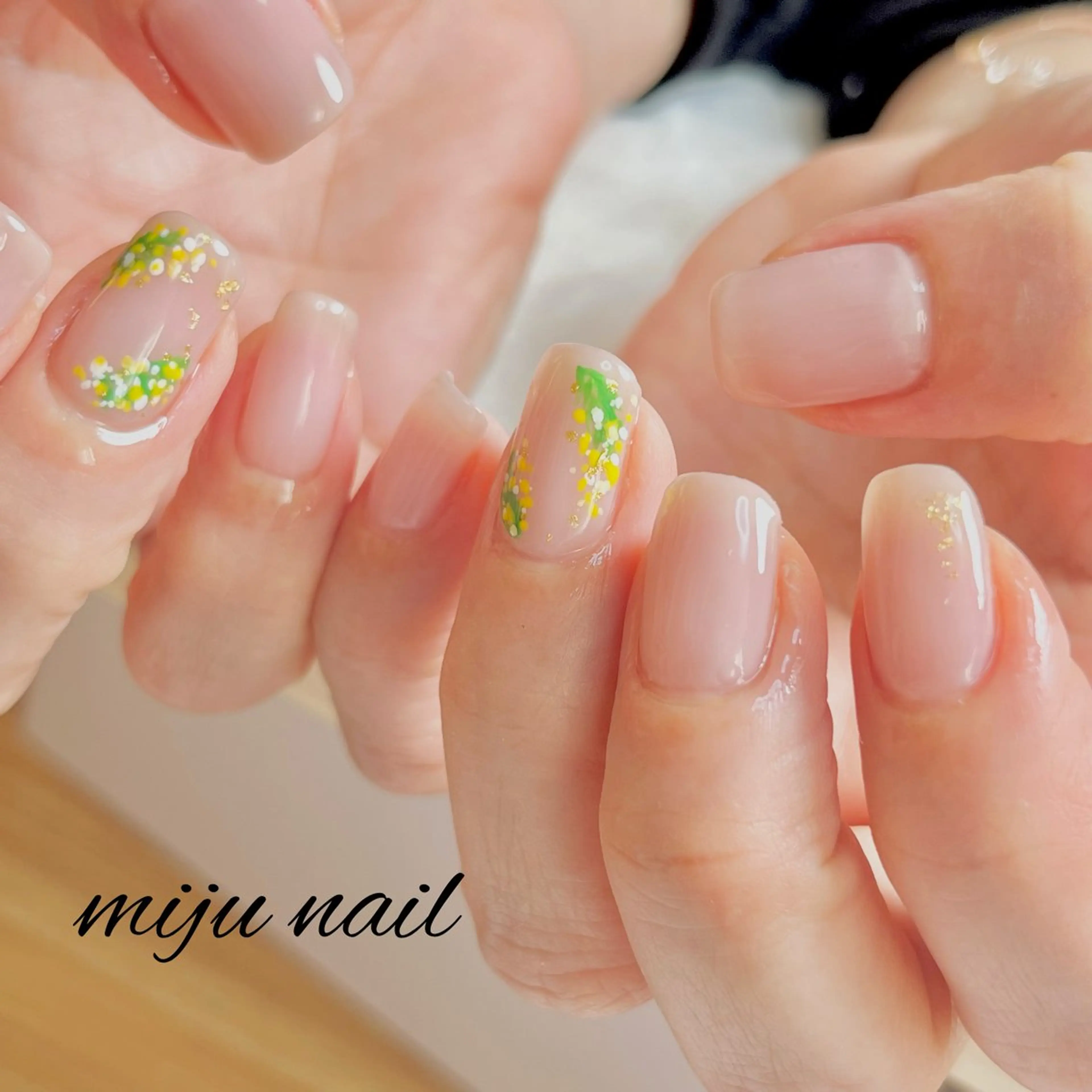 ネイル ❁miju nail 大人上品/自爪育成のネイルデザイン