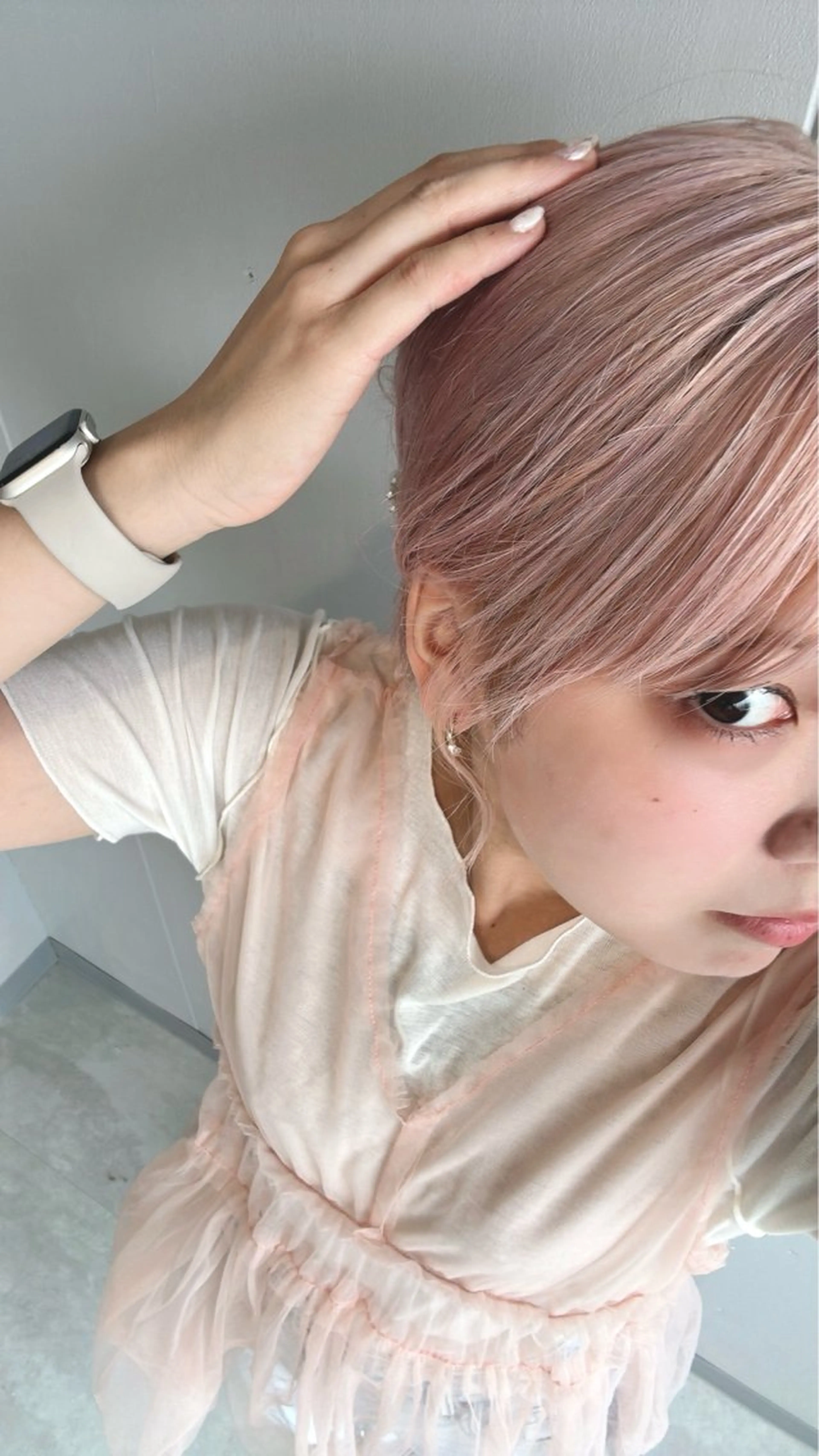 カラー ブリーチ 髪質改善 アスナ /本日空きあり◎のヘアスタイル