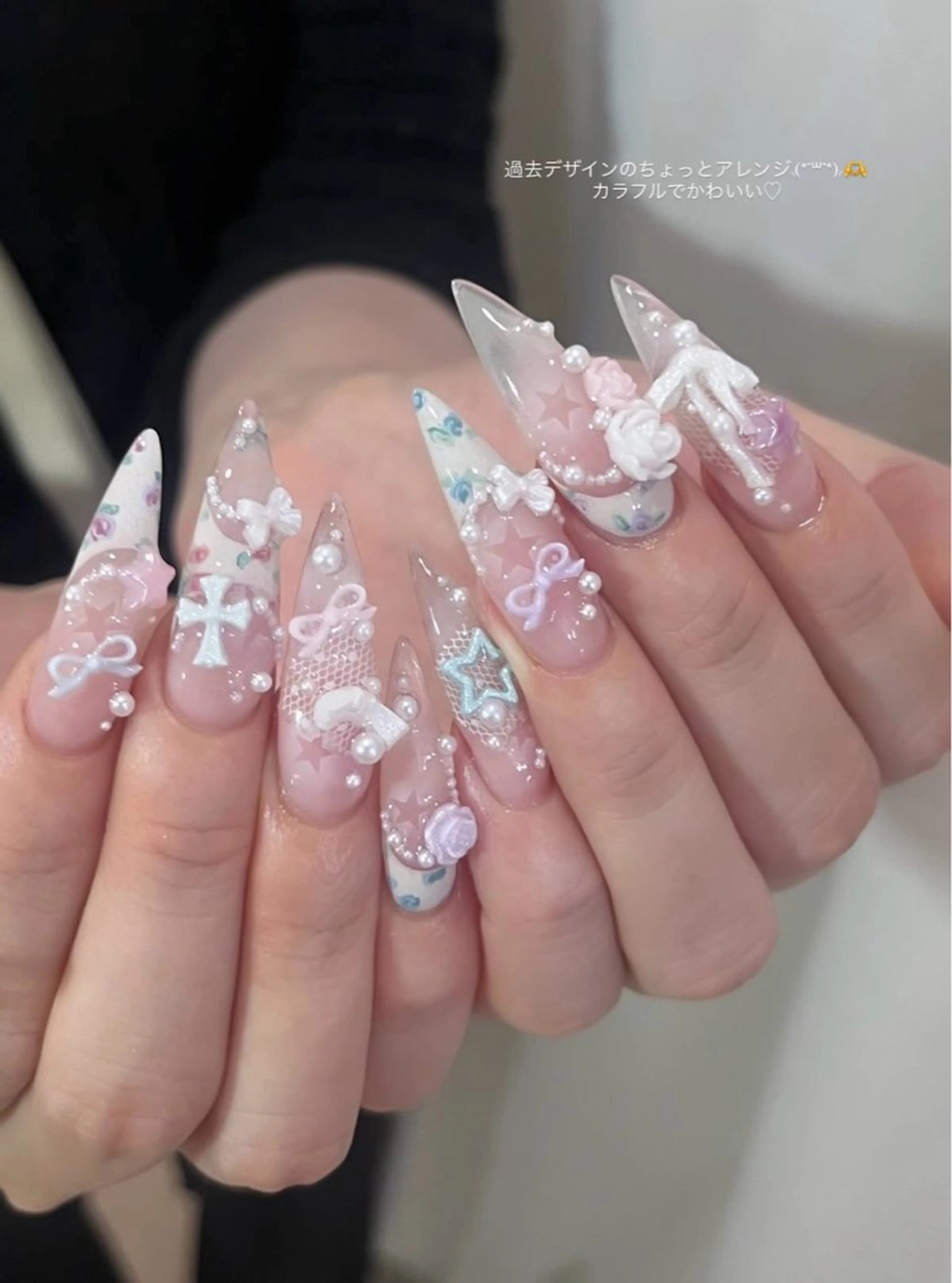 ネイル フットネイル フレンチネイル 韓国ネイル マグネットネイル ニュアンスネイル Hina KawaiiNailのネイルデザイン