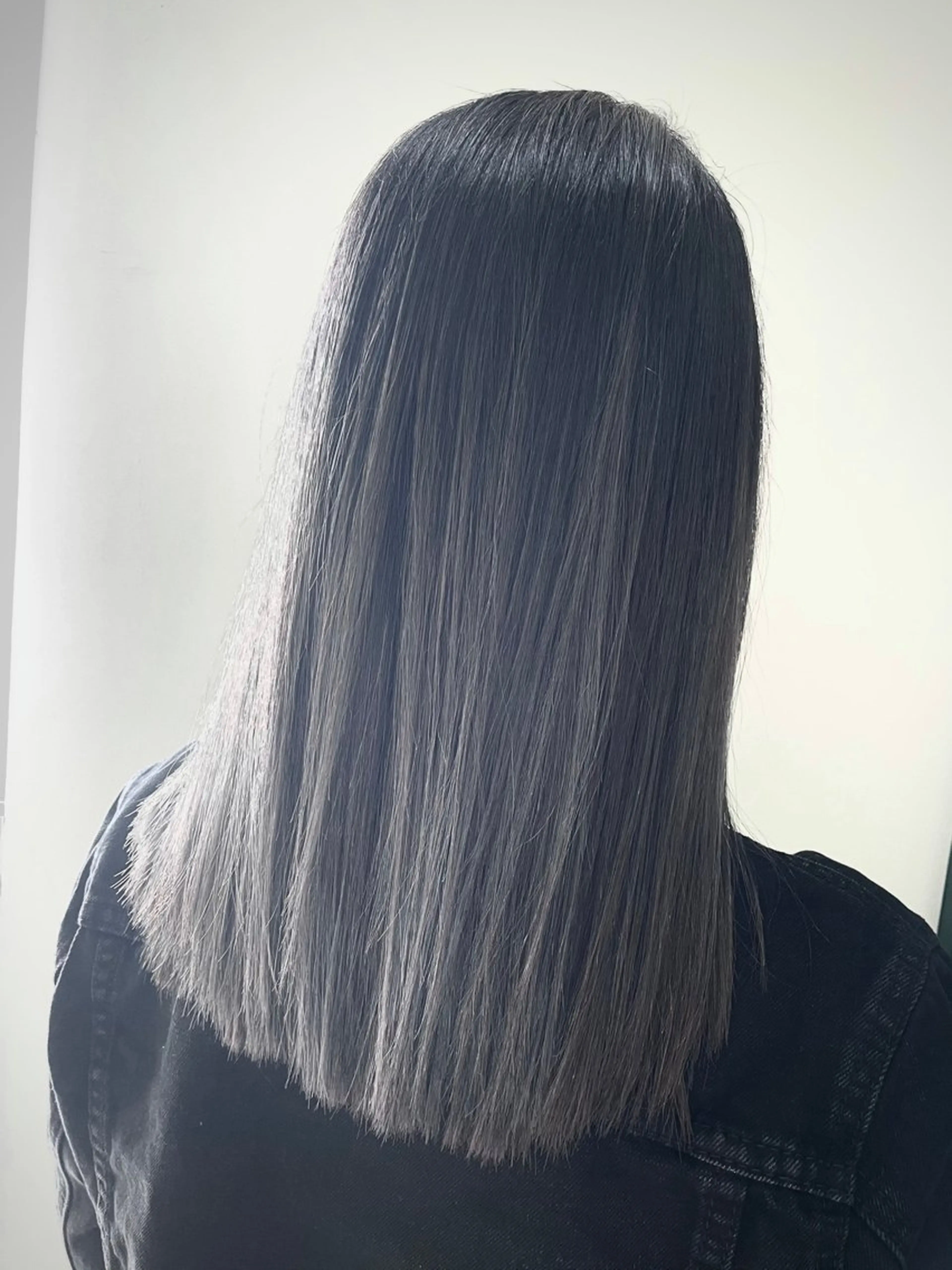 セミロング カラー ヘアカラー トリートメント ヘアセット 吉田裕太/ハイライト ダブルカラーのヘアスタイル