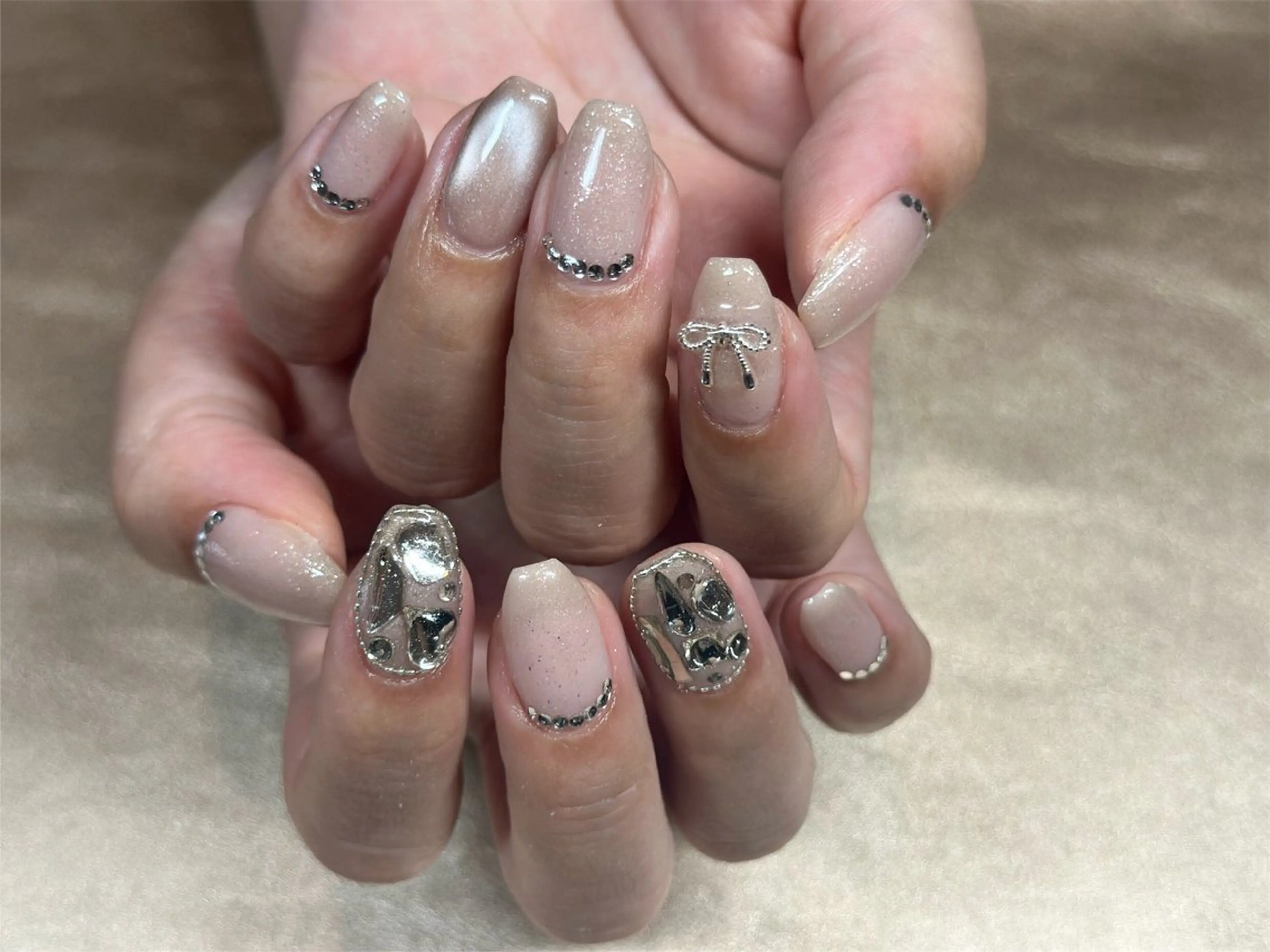 ネイル オーロラネイル マグネットネイル ワンホンネイル ハンドネイル petite 【ペティート】のその他イメージ