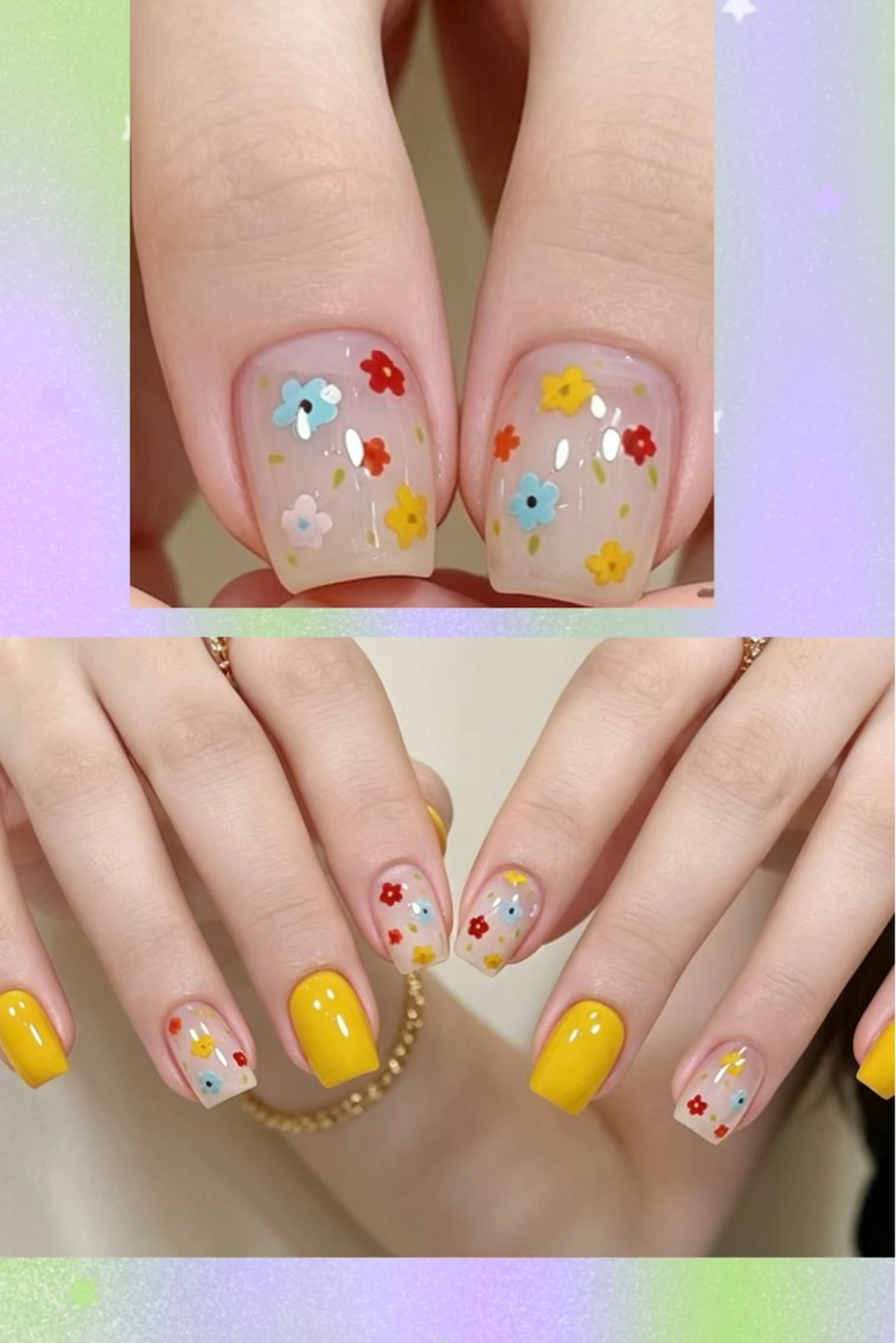 ネイル ハンドネイル MoonNail ユリ🌸のネイルデザイン