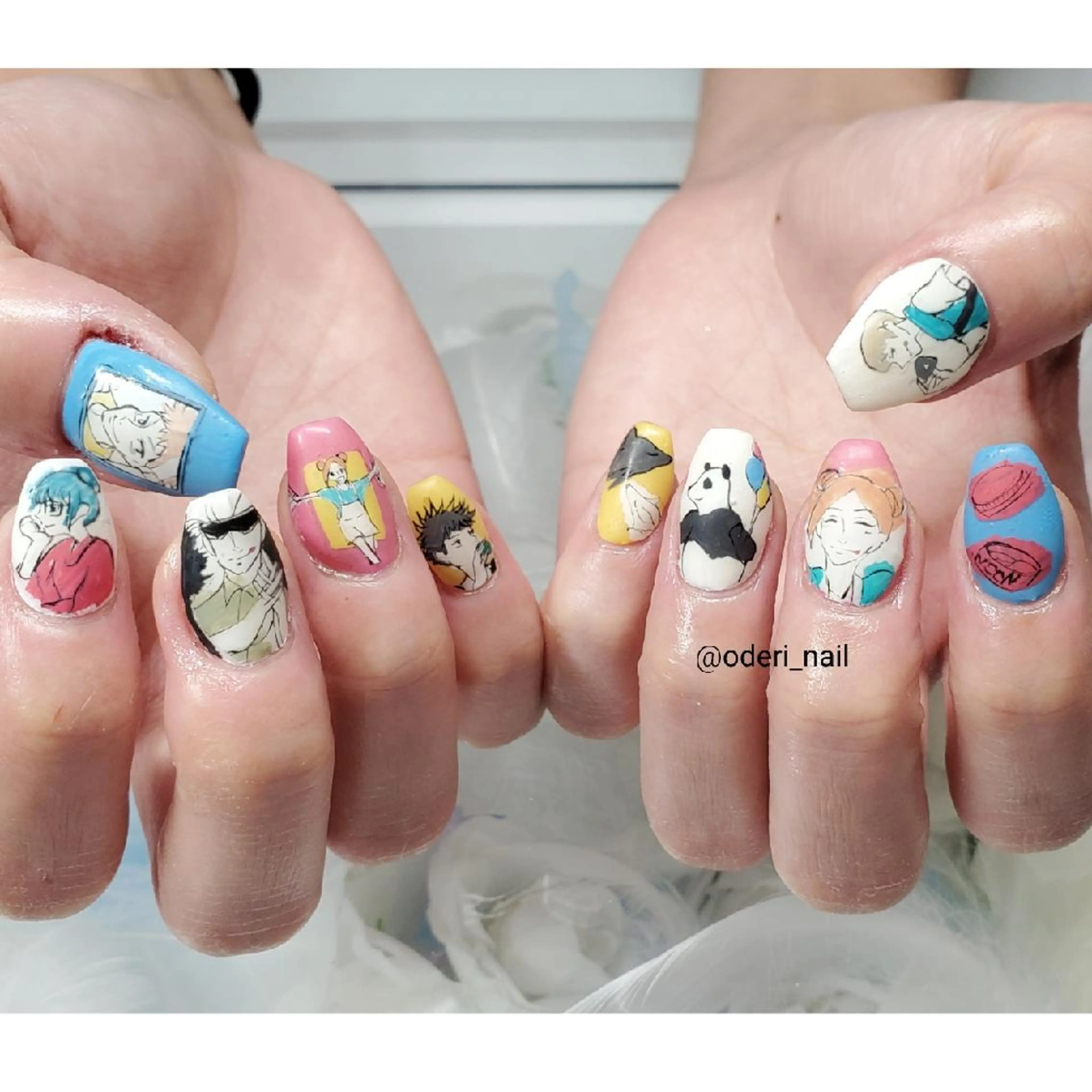 ネイル アートネイル ジェルネイル おで@ oderi_nailのネイルデザイン