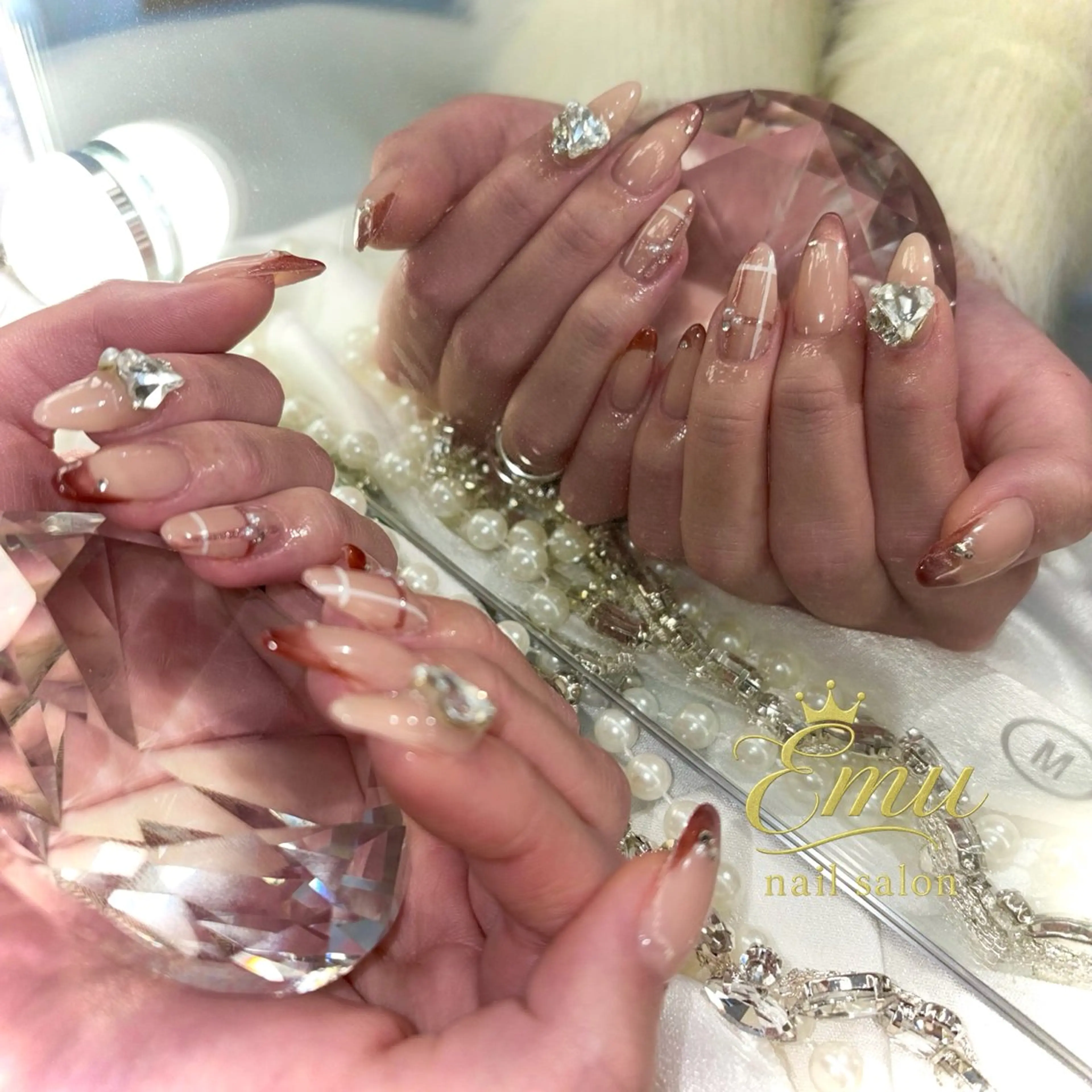 ネイル ハンドネイル 【Emu】 MOMOKAのネイルデザイン