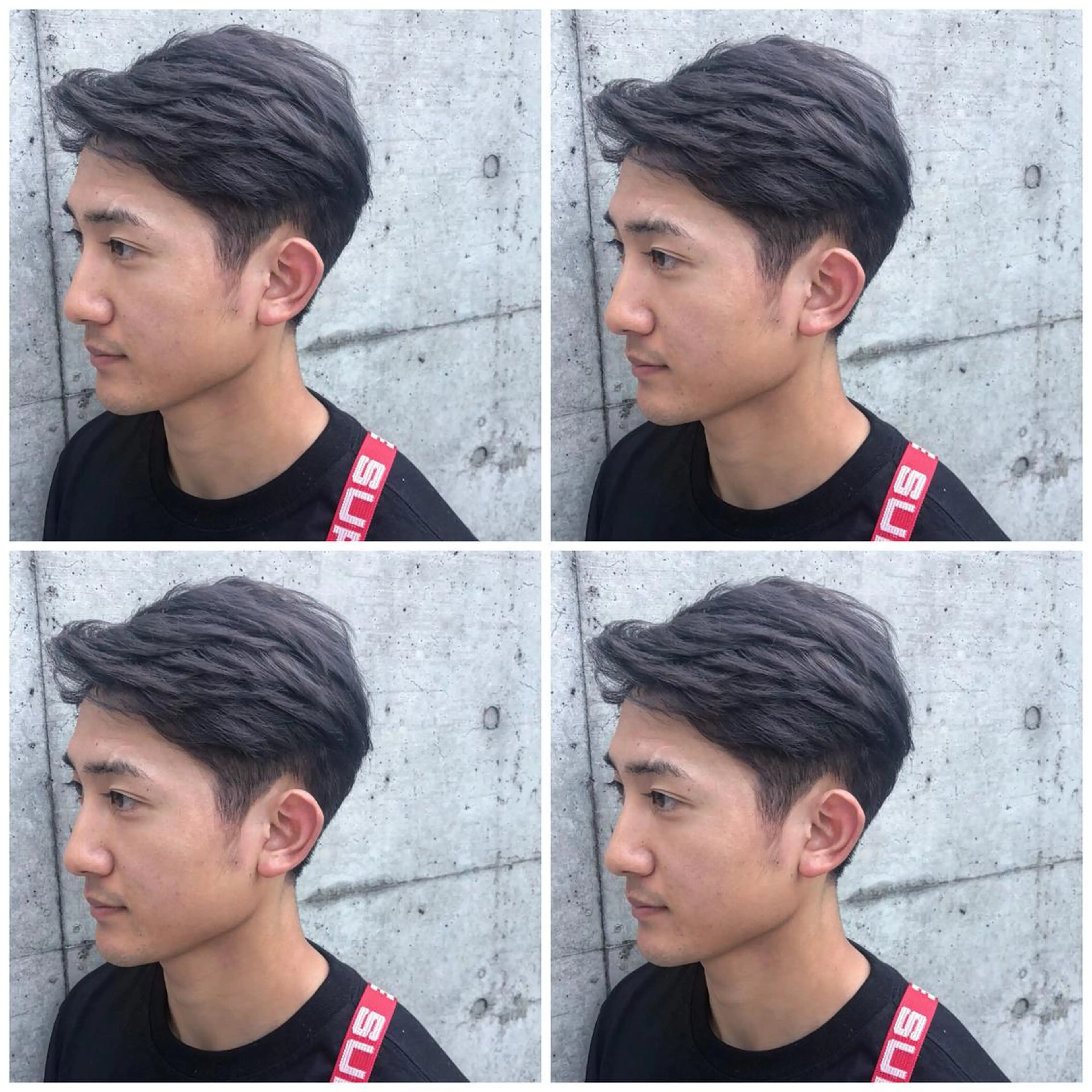 ショート カラー パーマ ヘアアレンジ メンズ キッズ ネイル マツエク・マツパ メンズブリーチ メンズハイライト 学生（メンズ向け） アッシュ ベージュカラー レイヤー／顔周り 韓国ヘア森田和貴のヘアスタイル