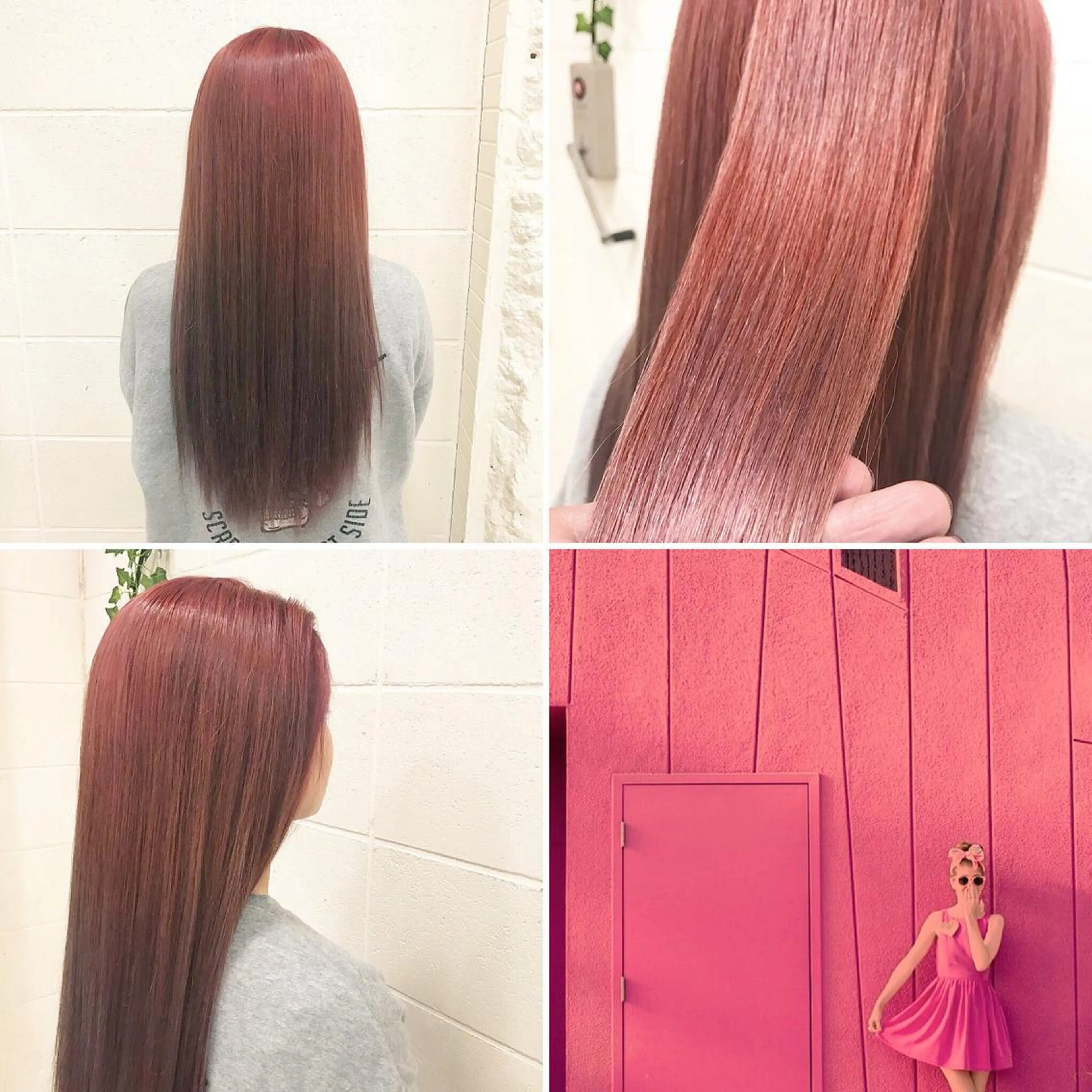 ロング カラー ピンクカラー ヘアカラー トリートメント 🌈推し色派手髪 ハイトーンShinのヘアスタイル