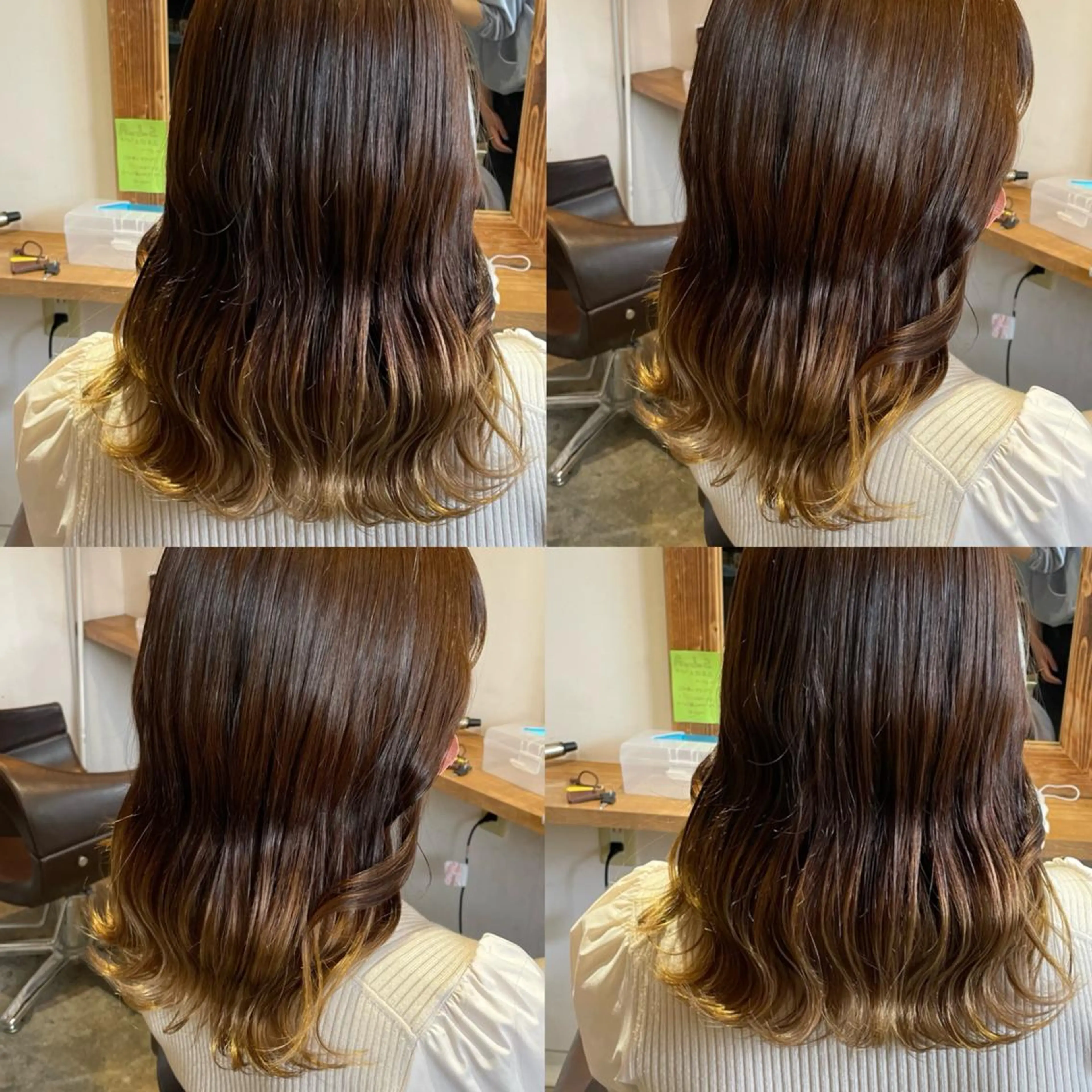 ミディアム カラー Minami. 🩵 再現性特化ヘアのヘアスタイル