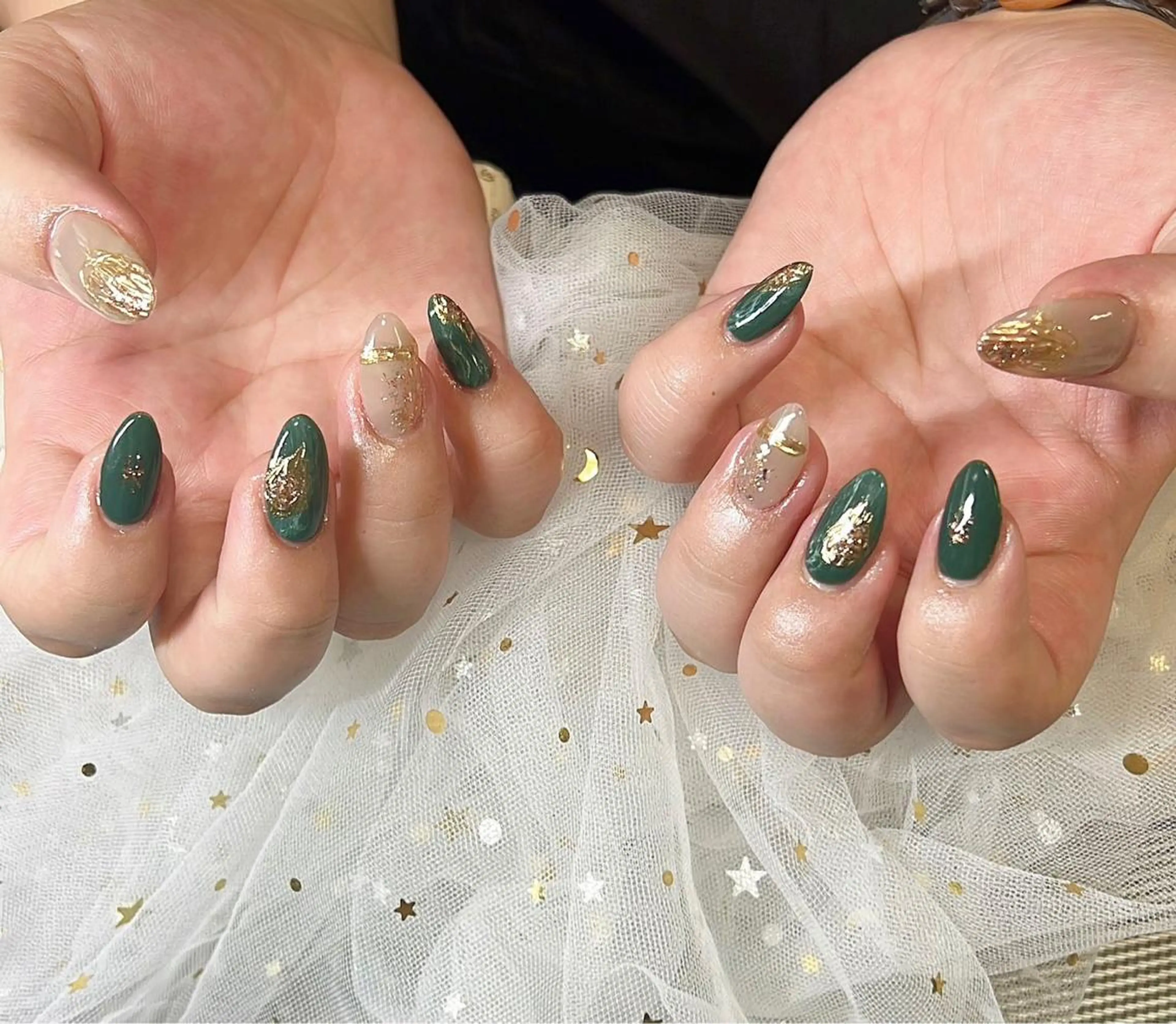 ミディアム カラー ネイル ハンドネイル Ryoko Nailのネイルデザイン