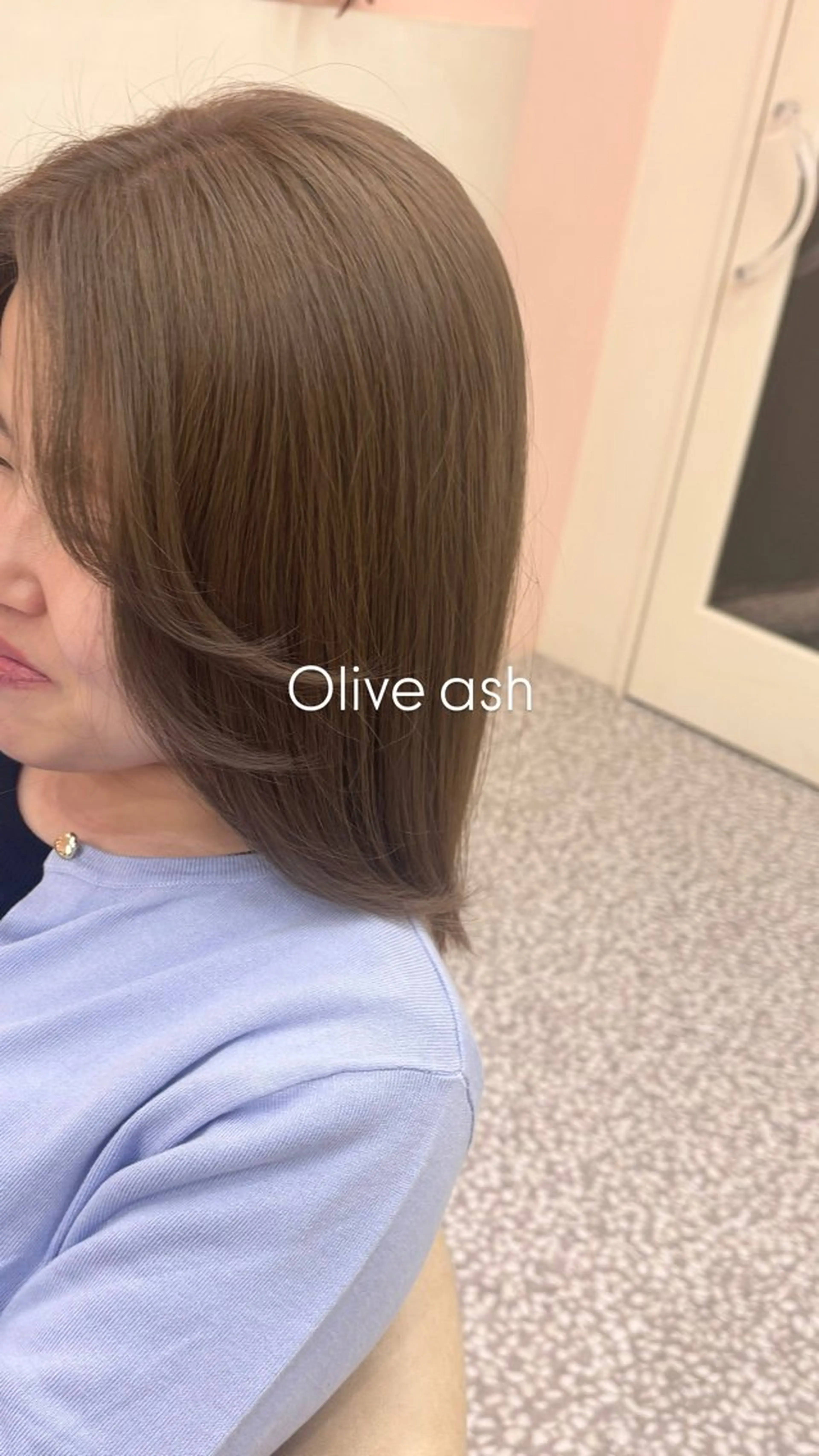 カラー 透明感カラー ダブルカラー leto 浦和所属・グレージュ🩶 白髪育成🎀ヒナのヘアスタイル