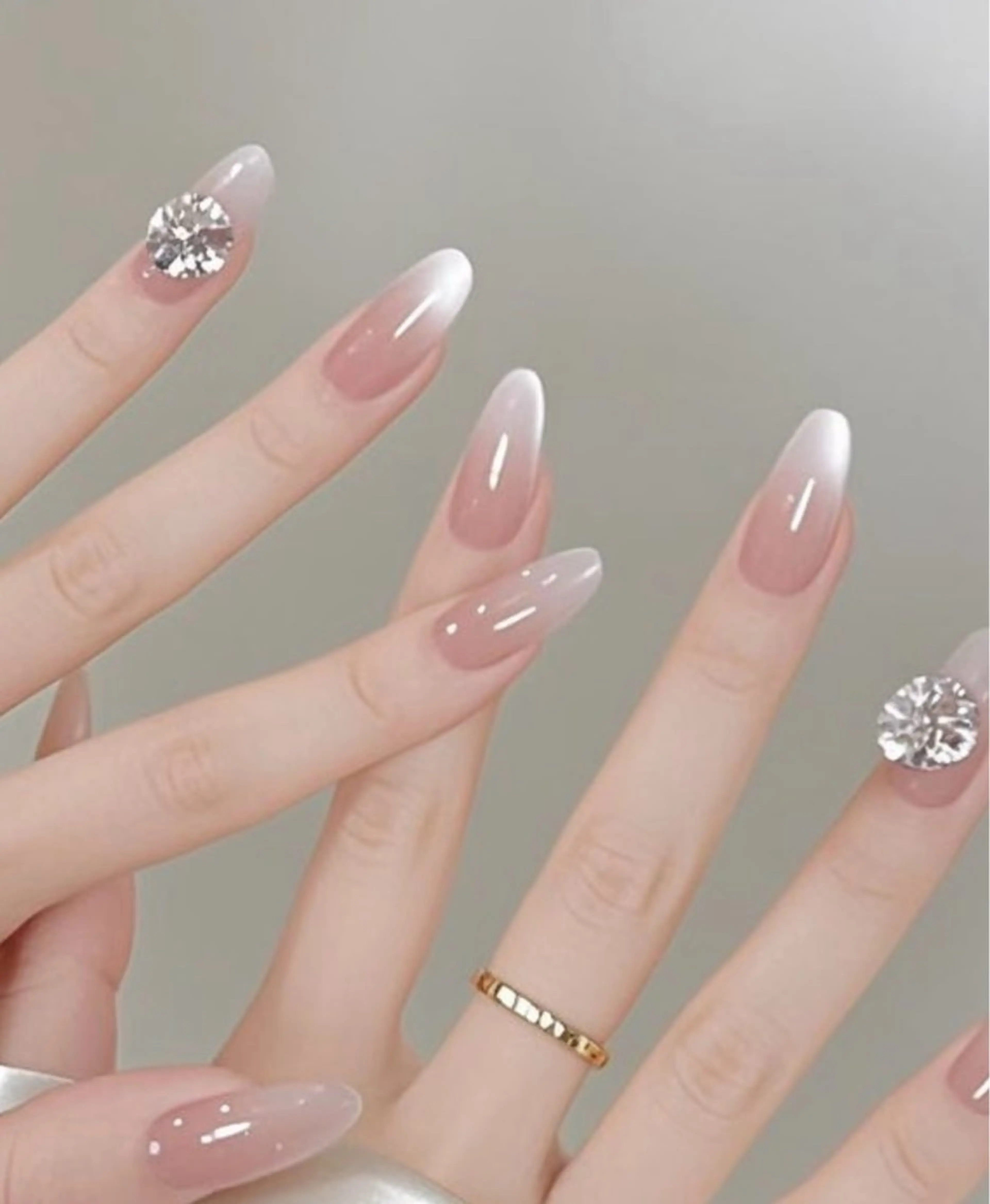 ネイル 入学式 ジェルネイル グラデーション 卒業式 オフィスネイル Wilu nail 二子新地駅徒歩30秒のネイルデザイン