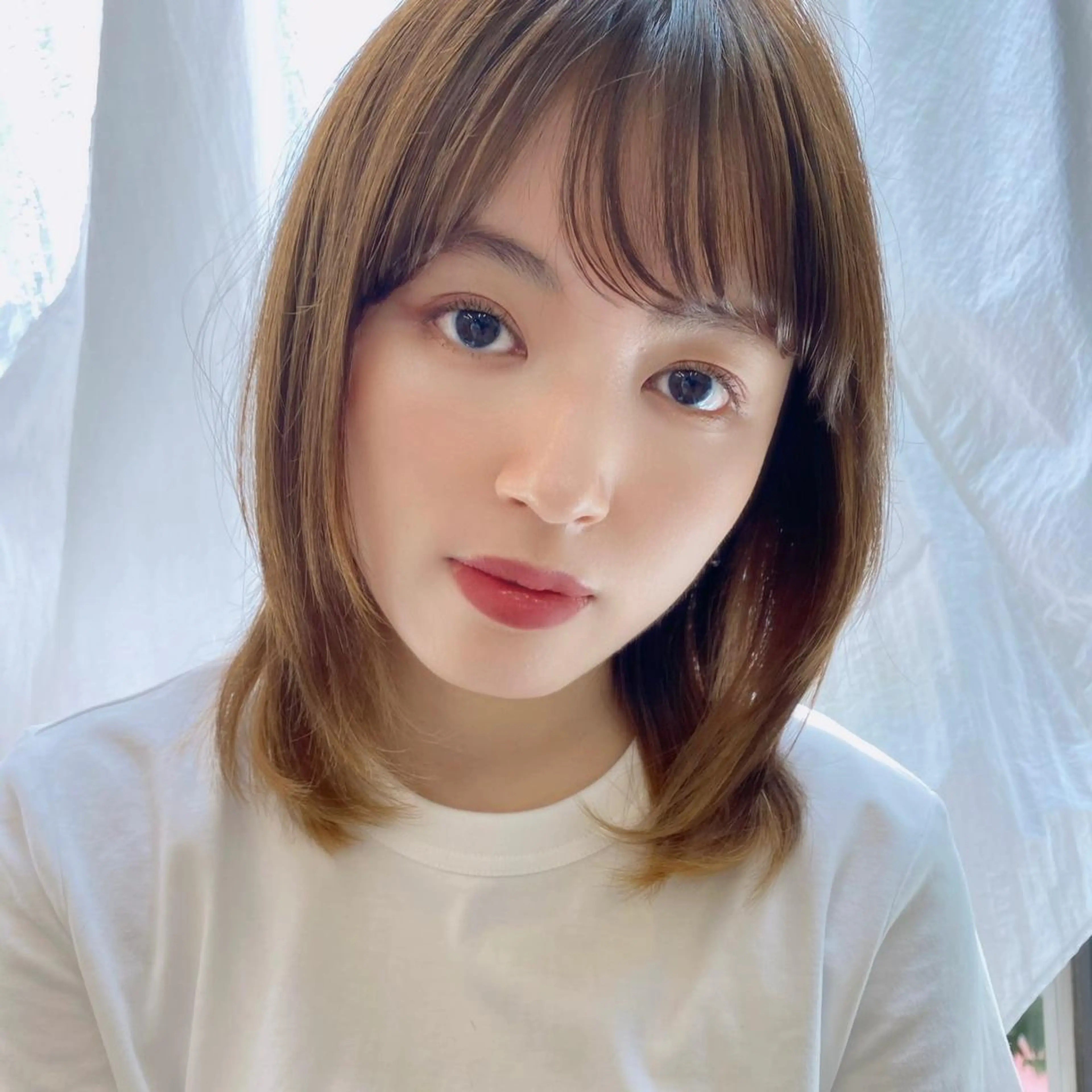 ミディアム カラー 🪭risa 暖色/レイヤー🪭のヘアスタイル