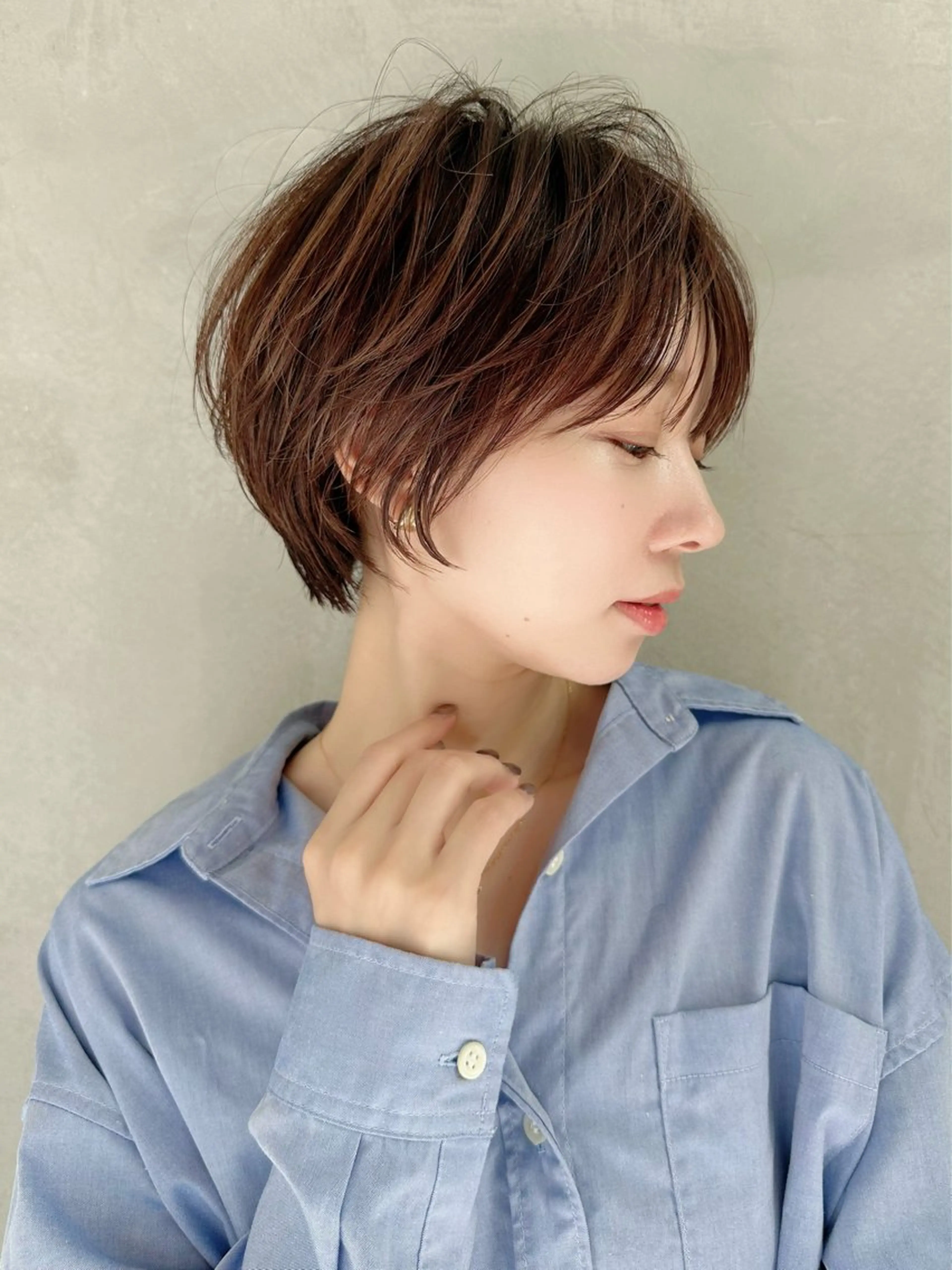 ショート カット ヘアカラー トリートメント ヘッドスパ taiga レイヤー /髪質改善/矯正🌈のヘアスタイル