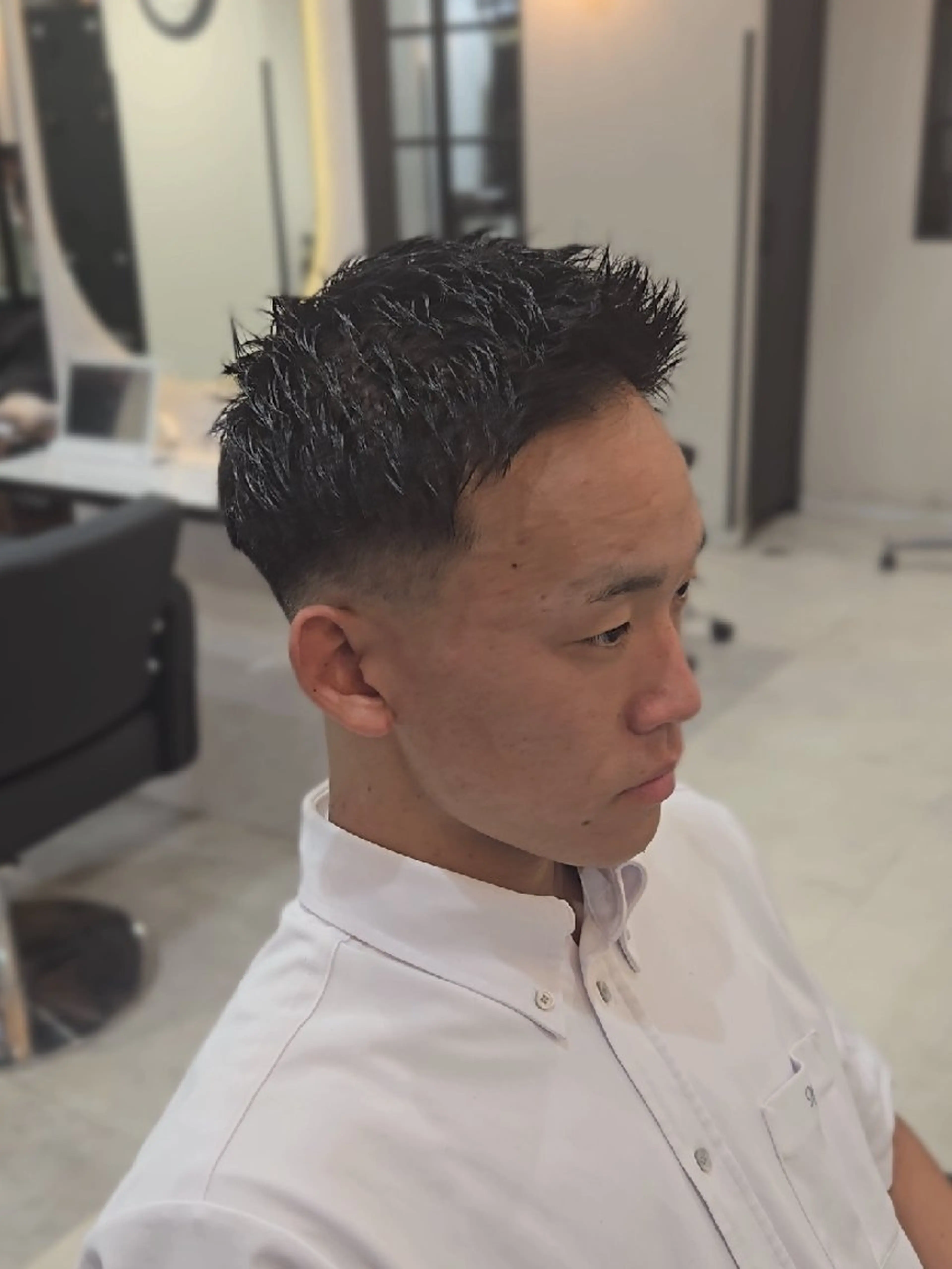 メンズ ショート フェードカット カット ヘアセット LEN名古屋/パーマ 海外ヘア/メンズ特化のヘアスタイル