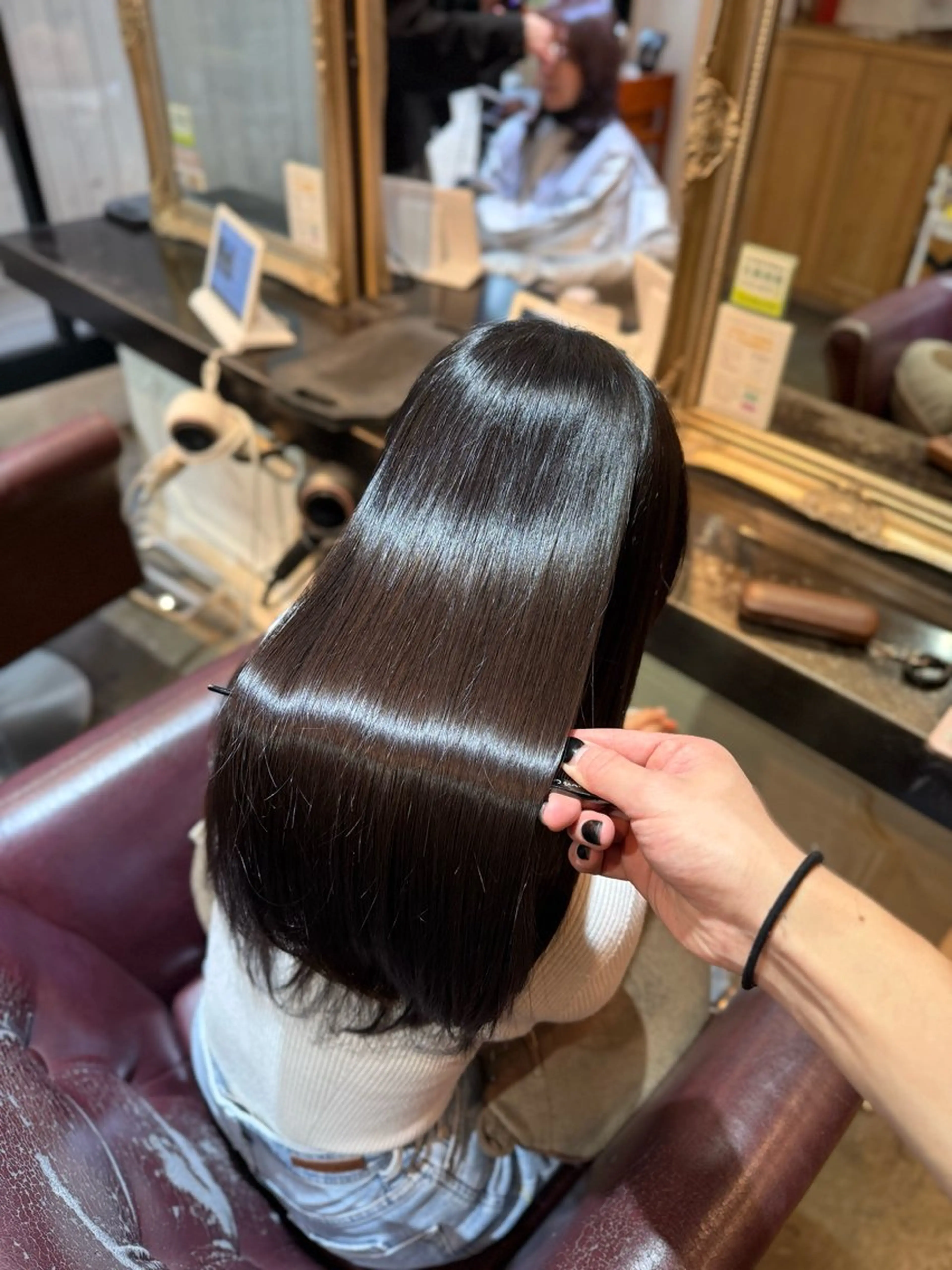 ロング パーマ 髪質改善&縮毛矯正 カット/soyaのヘアスタイル