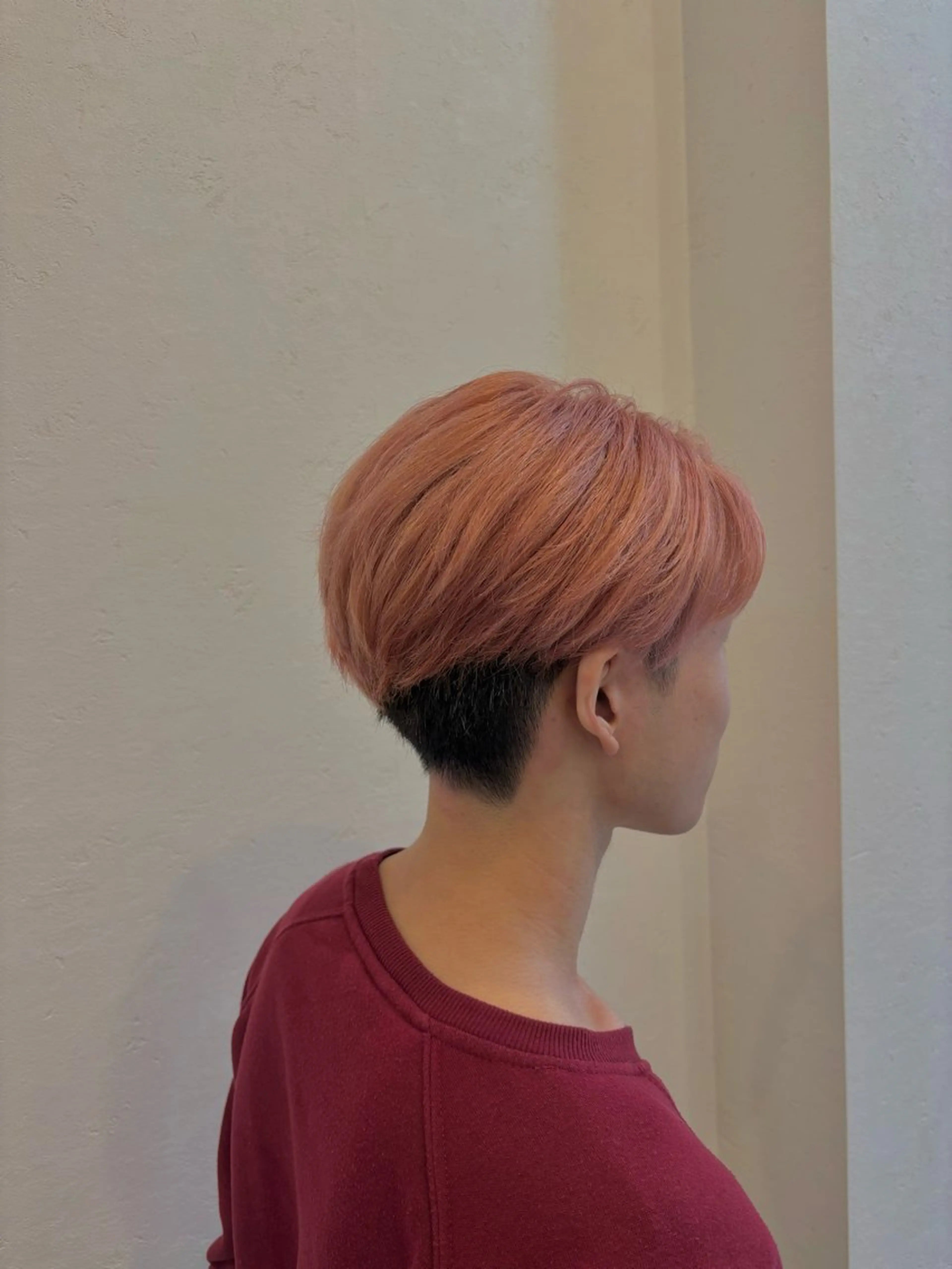 カラー ブリーチ 透明感カラー ピンクカラー ヘアカラー suzu🍒 luxbeのヘアスタイル