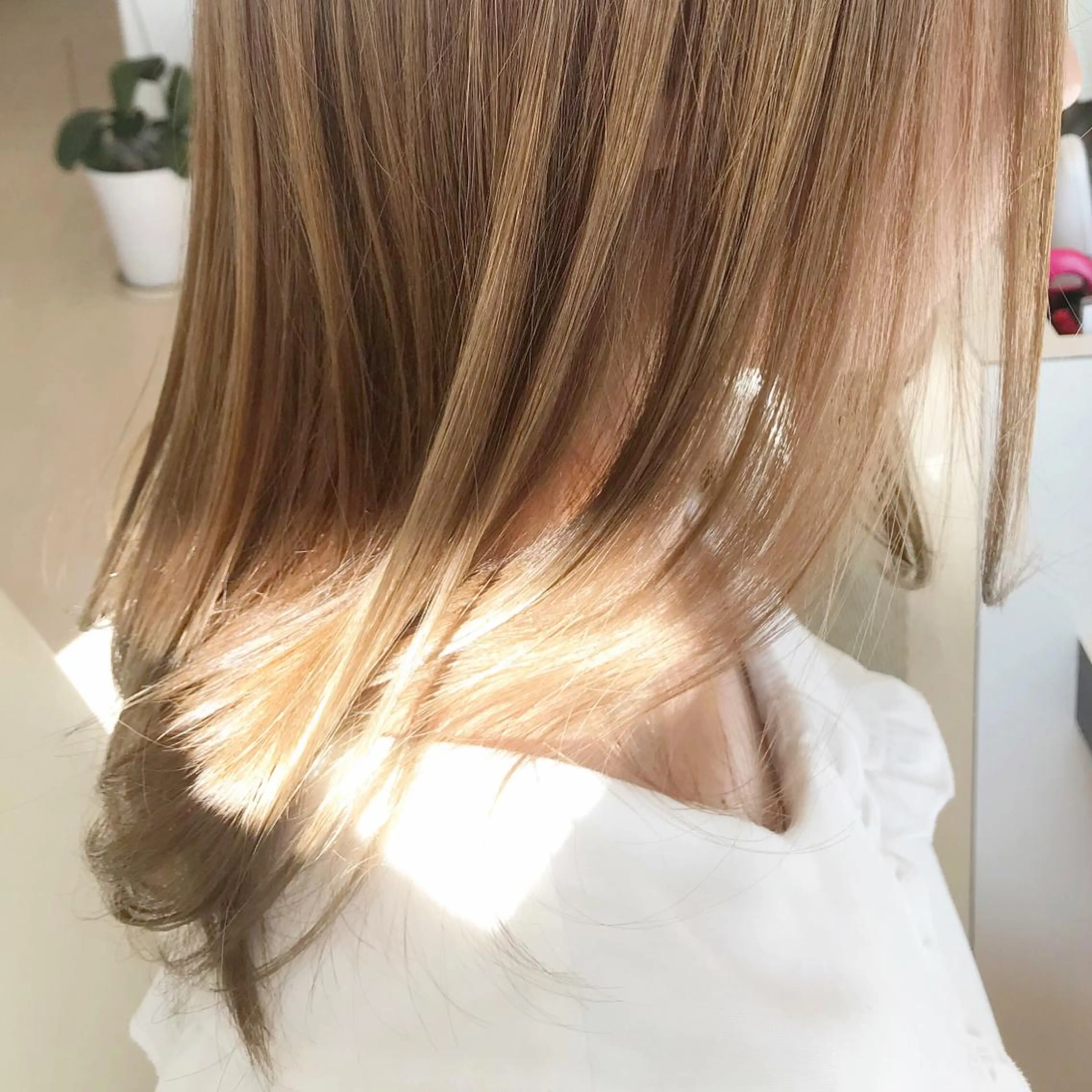 セミロング カラー 武田 清久のヘアスタイル