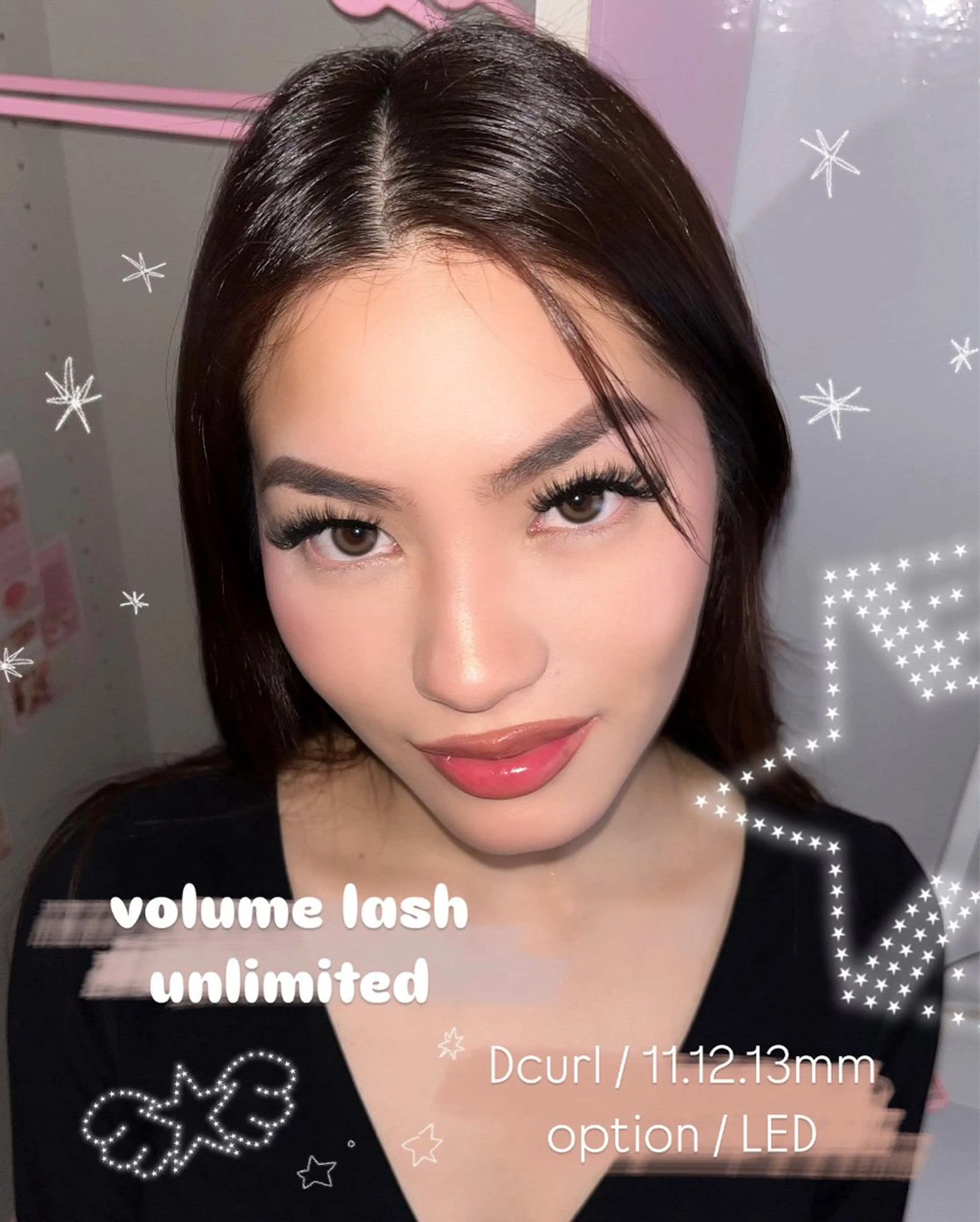 マツエク・マツパ Eyelash salon u'iのマツエク・マツパデザイン