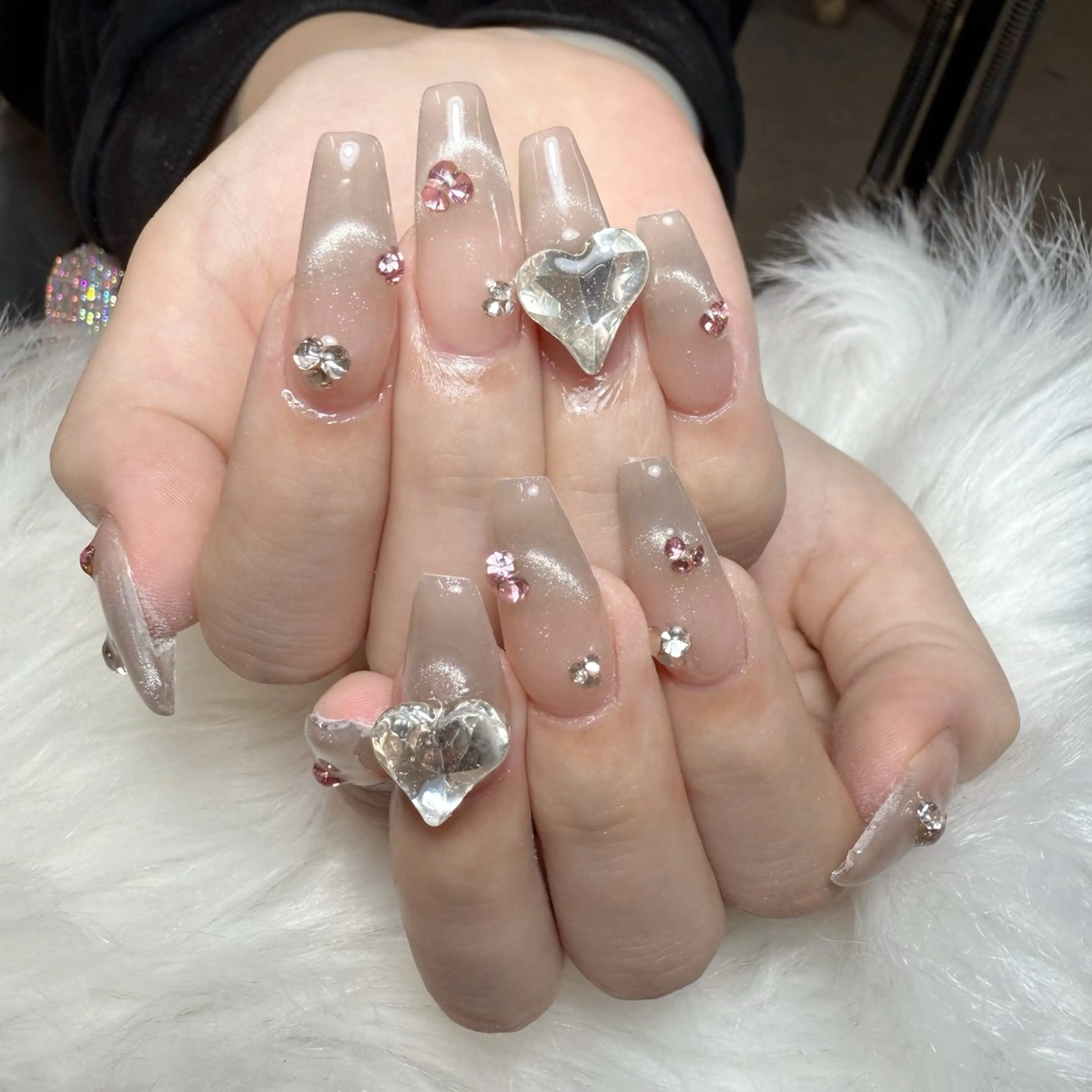 ネイル ハンドネイル 🎀nana🫧 ワンホンネイル🎀のネイルデザイン