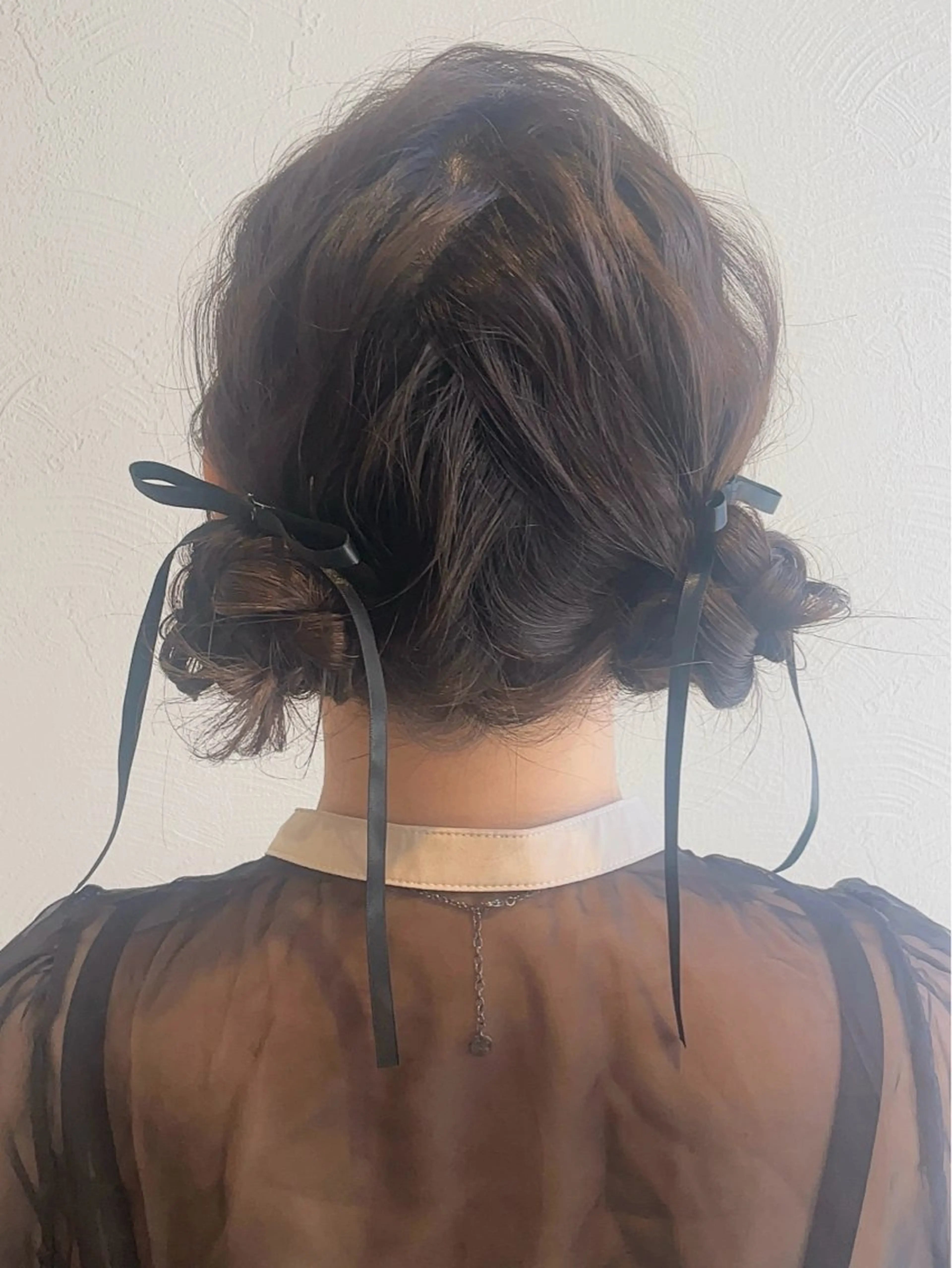 セミロング 札幌 ヘアアレンジ 🍎 タナカセリナのヘアスタイル