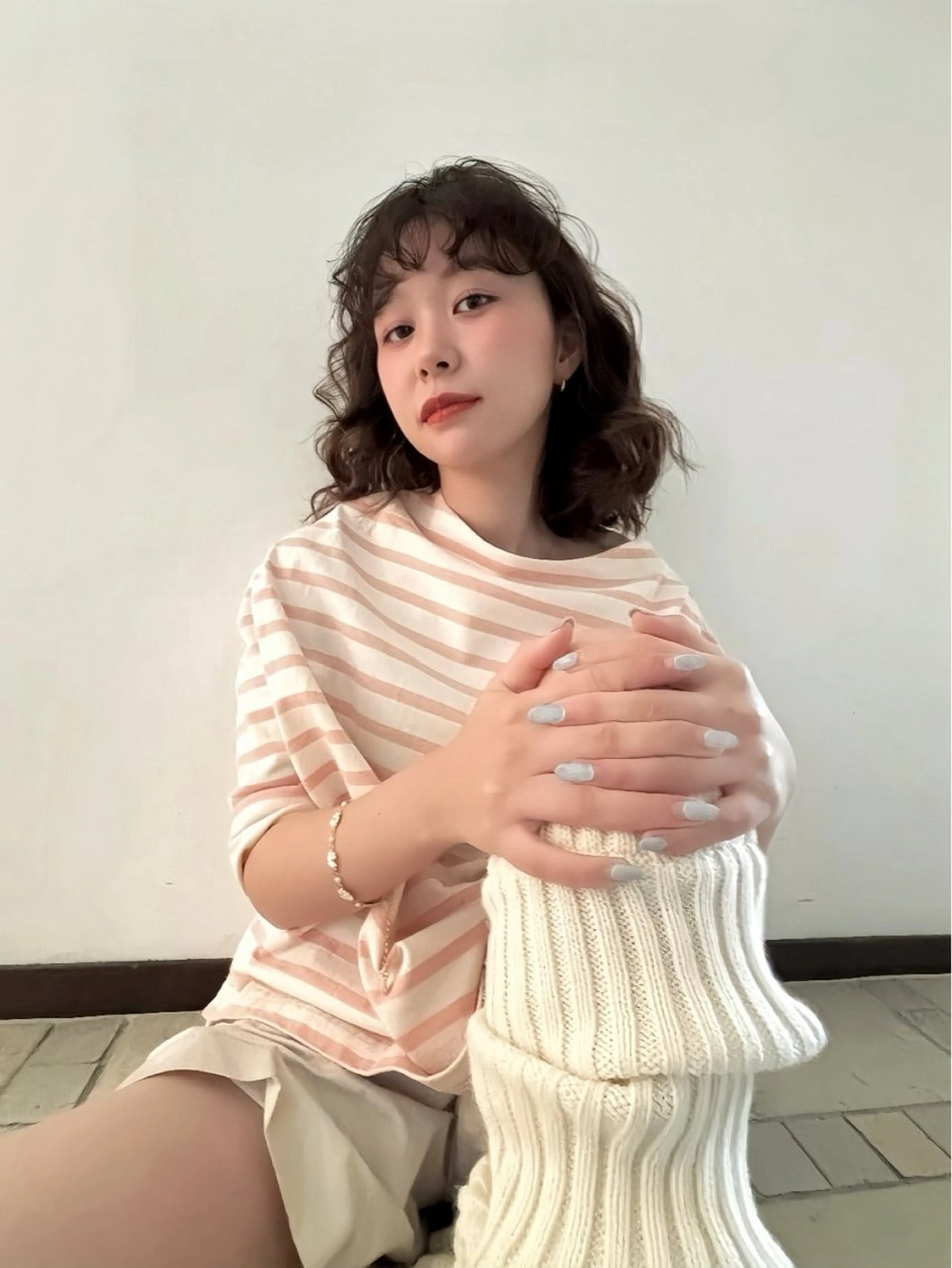 パーマ 勝田 沙耶のヘアスタイル