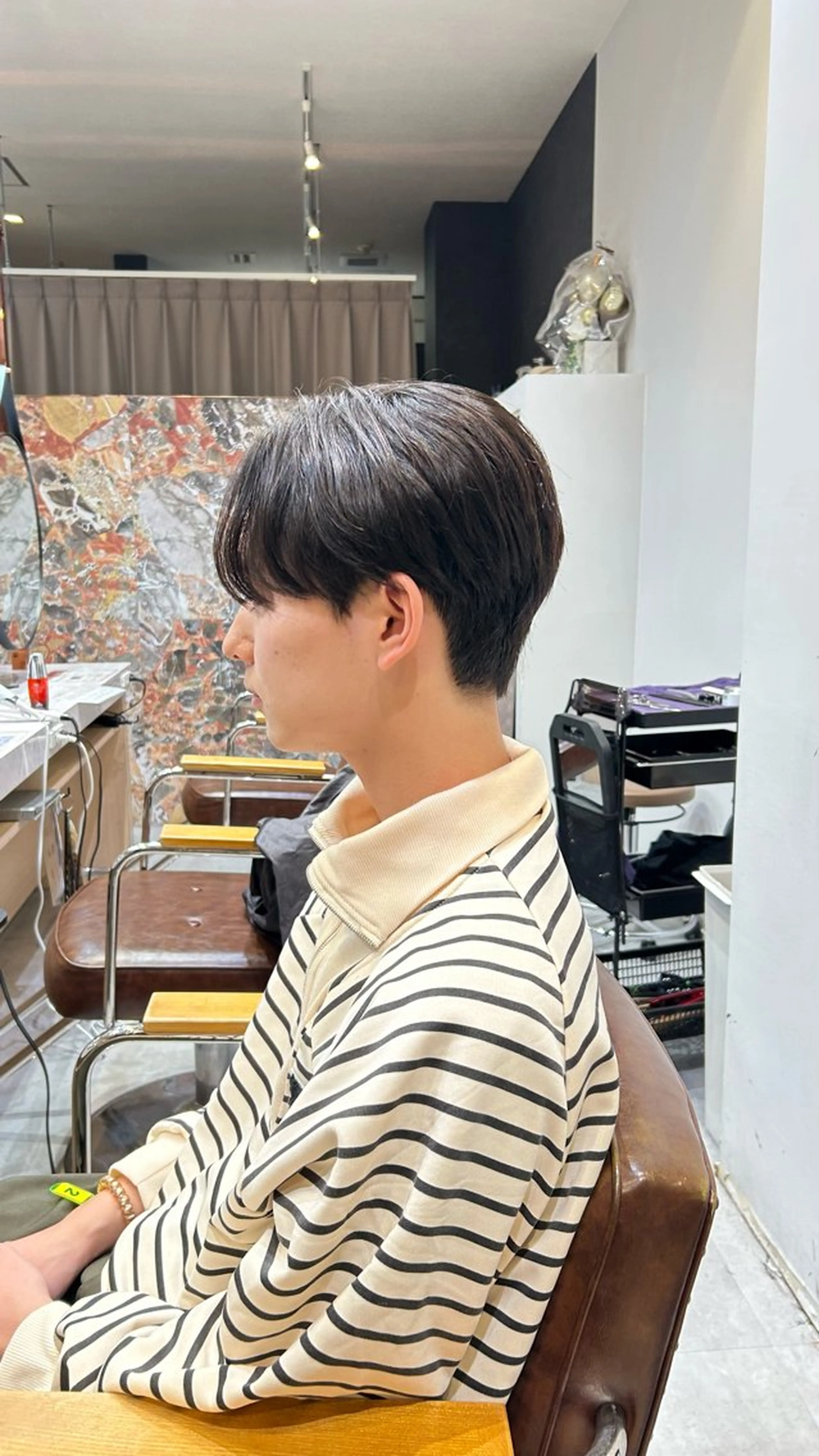 ショート メンズ calna by ELMO  上ノ井のヘアスタイル