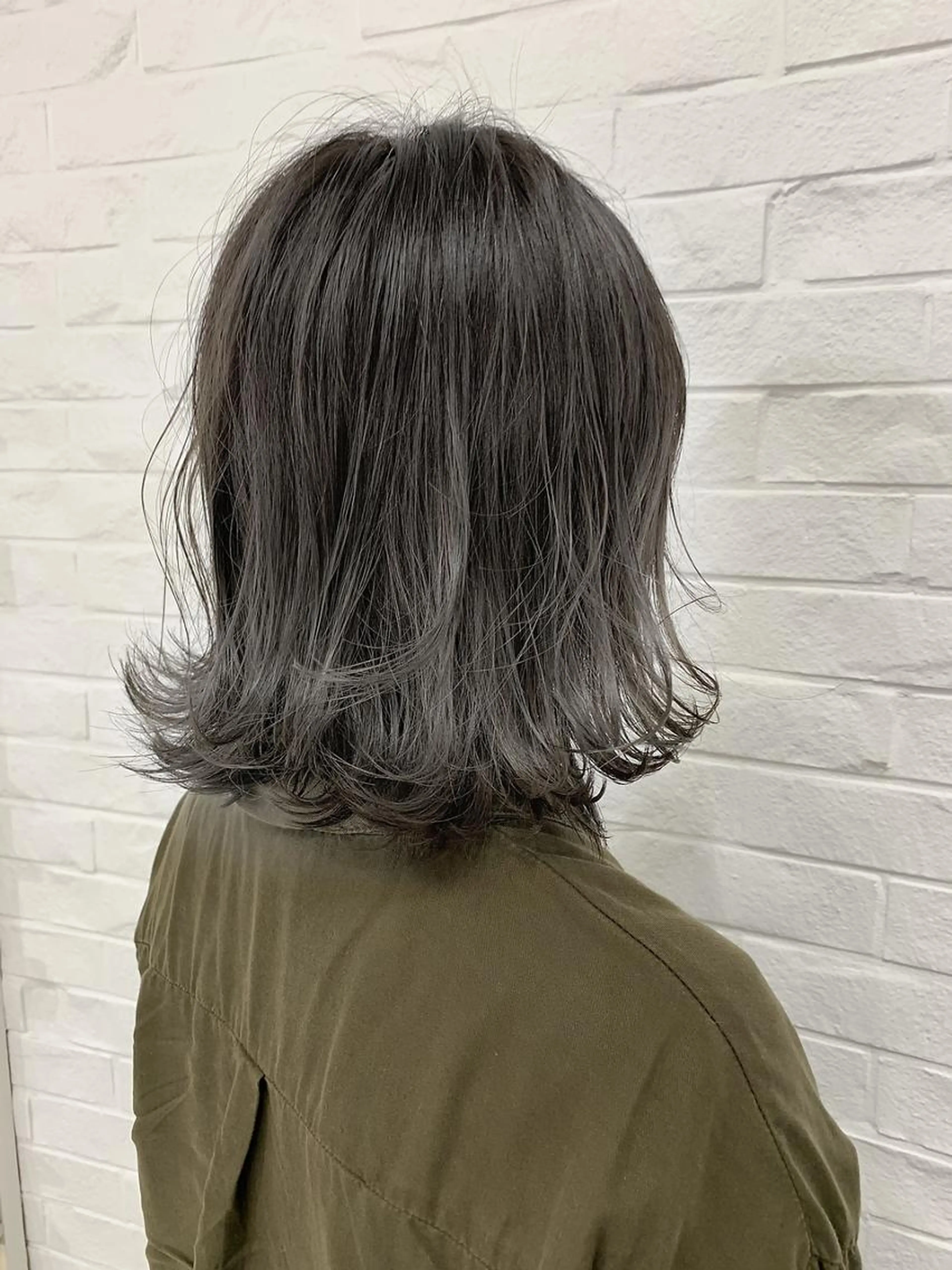 🌿ダメージ改善カット+透明感Wカラー+コテ巻き🌿の写真