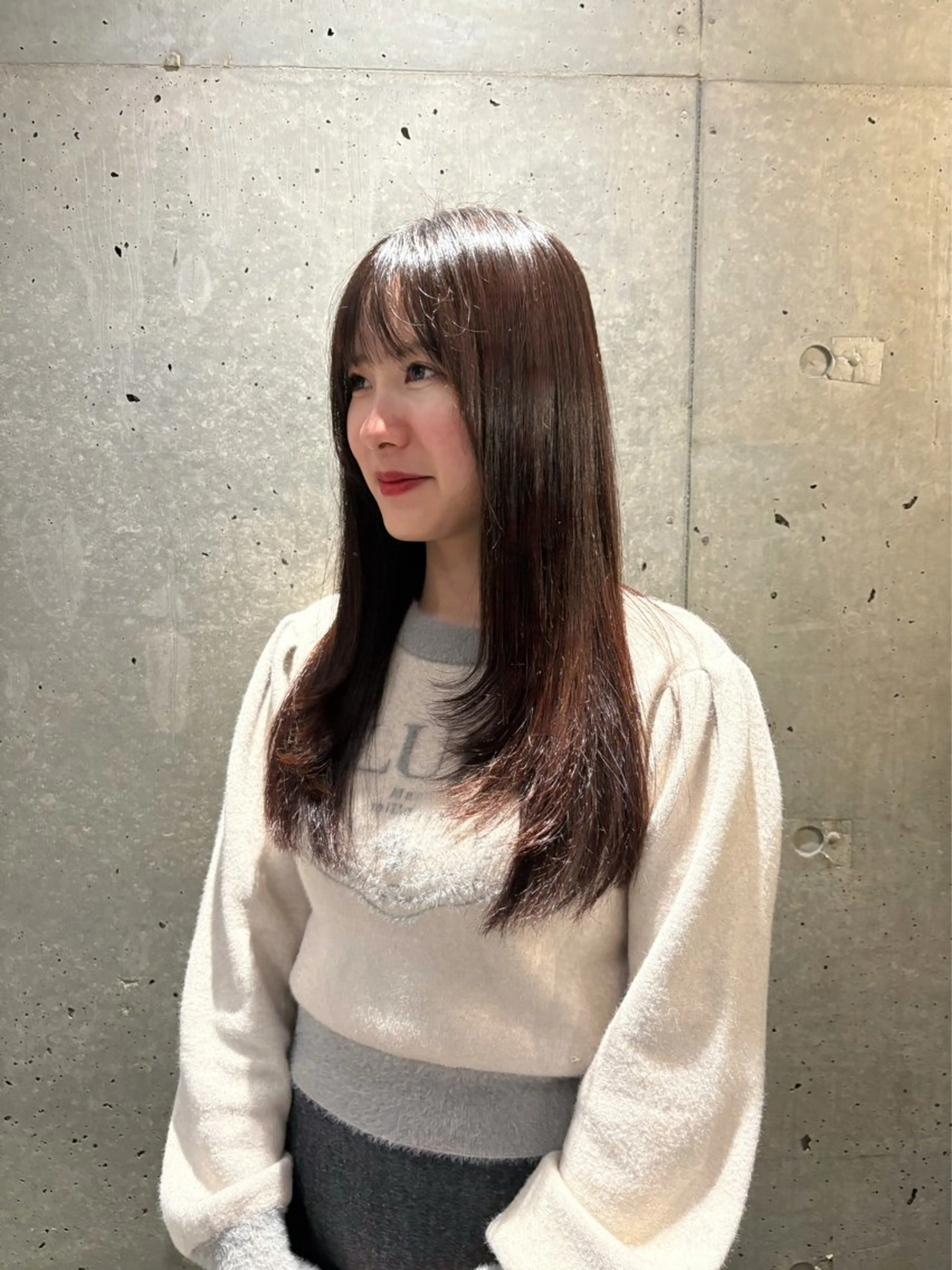 ロング 顔周りカット レイヤーカット 💎パーマ/レイヤー 💎みそらのヘアスタイル