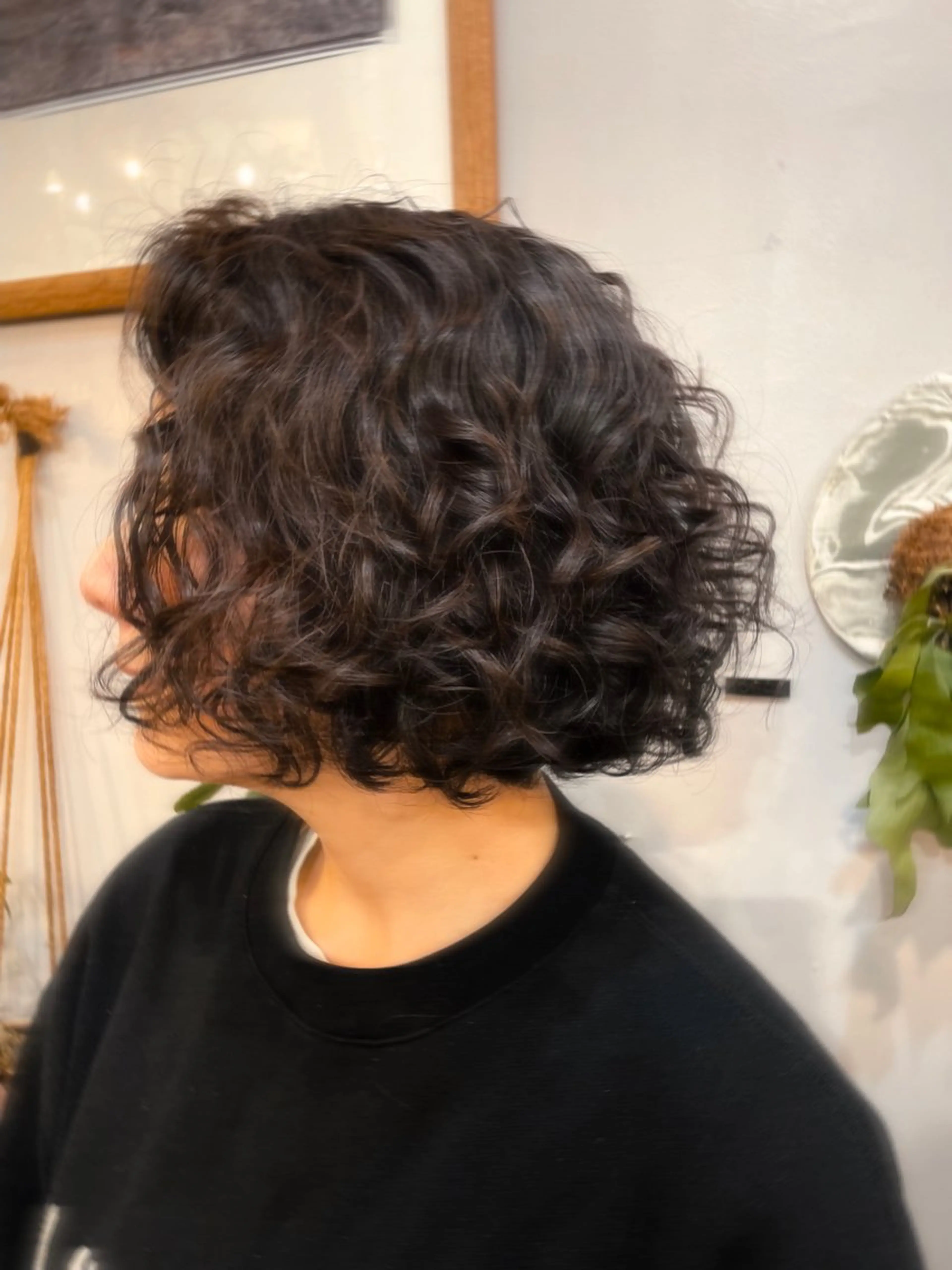 ミディアム パーマ ミディアムパーマ パーマ 透明感カラー/パーマ hitomiのヘアスタイル