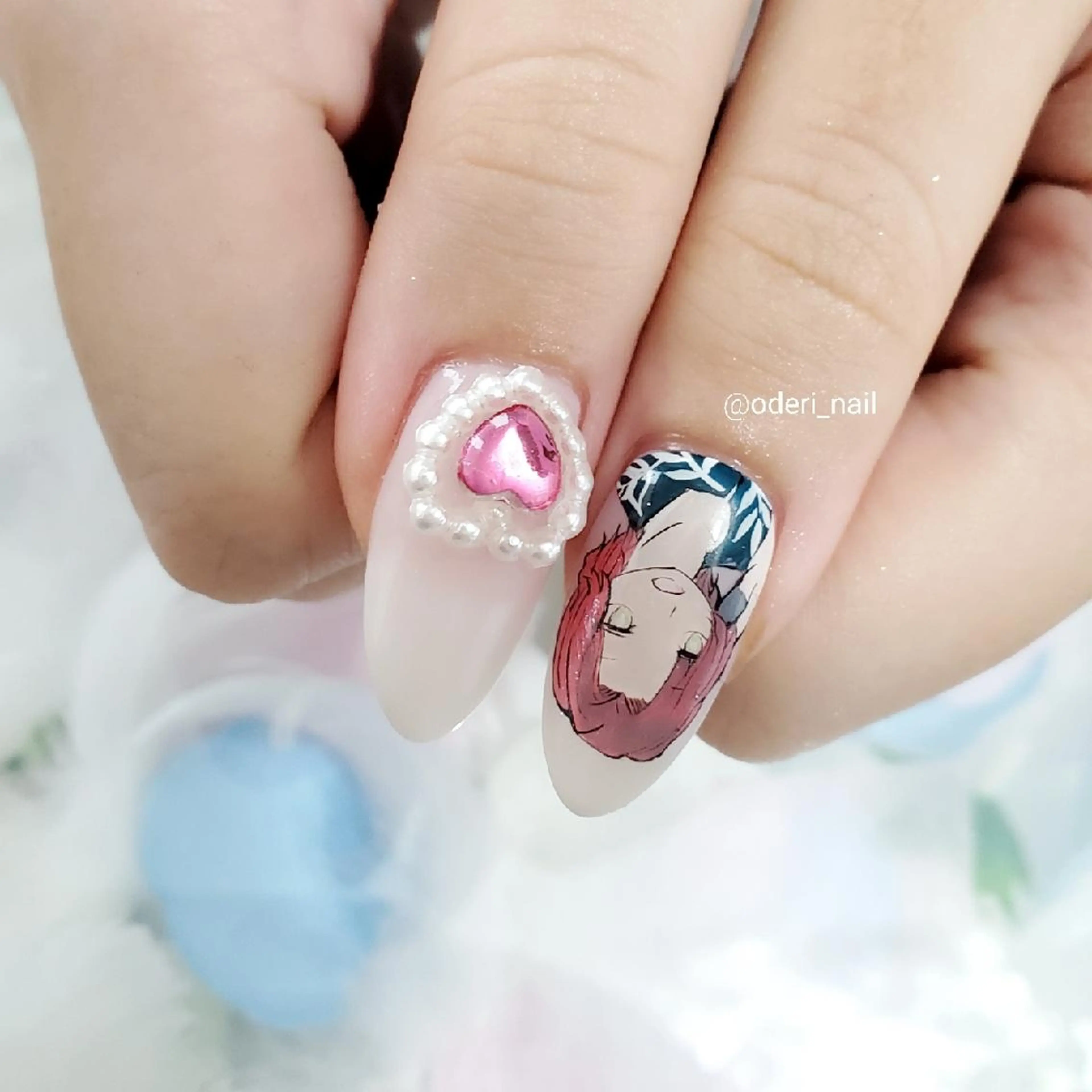 ネイル アートネイル ジェルネイル おで@ oderi_nailのネイルデザイン