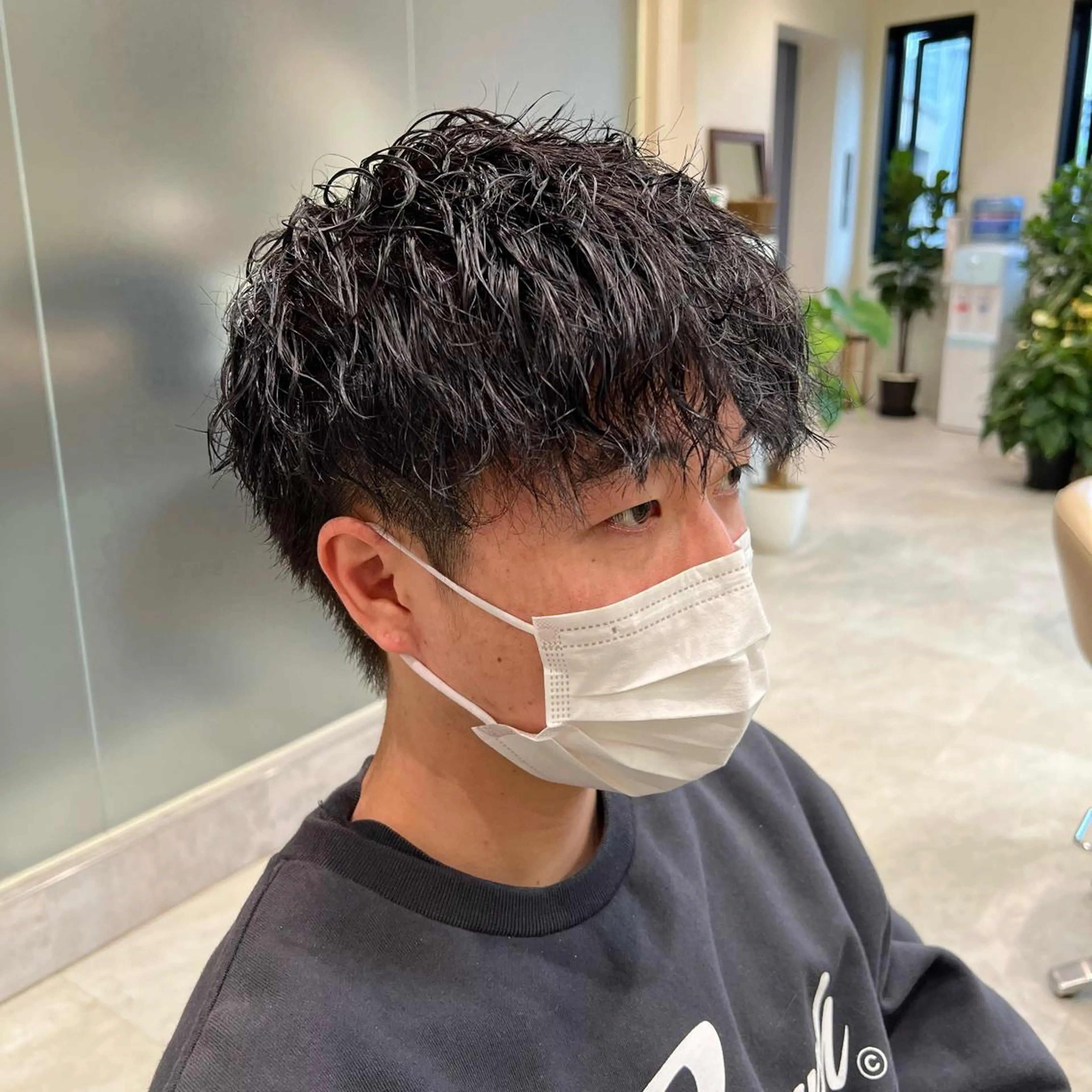 ショート カラー 茅ヶ崎パーマ特化/ スパイラル/ハルキのヘアスタイル