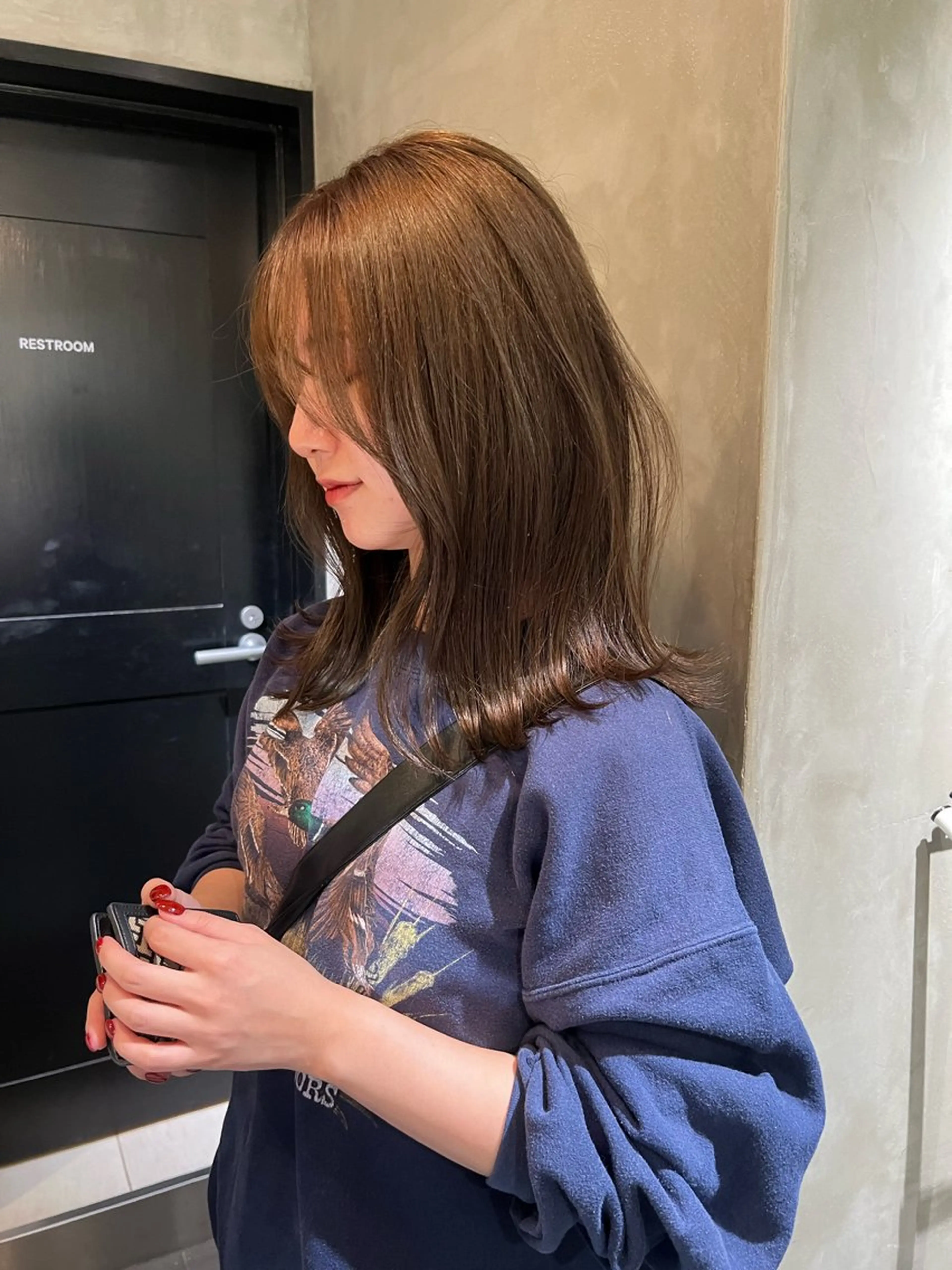 セミロング カラー カット ヘアカラー トリートメント アンニュイヘア🪽 ayumiのヘアスタイル