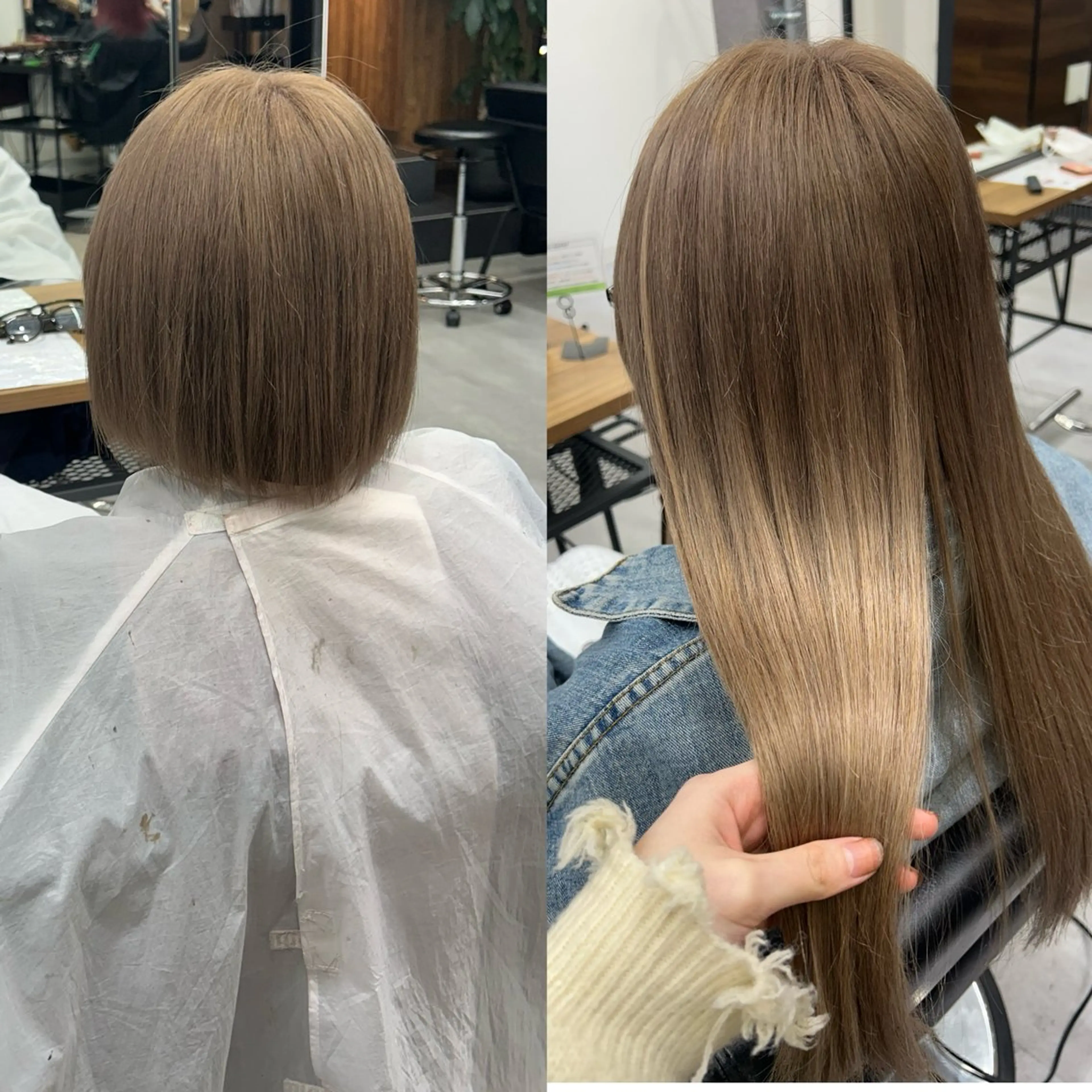 ロング エクステ ロング ヘアカラー トリートメント エクステ ENA💗NEXT /ハイトーンエクステのヘアスタイル