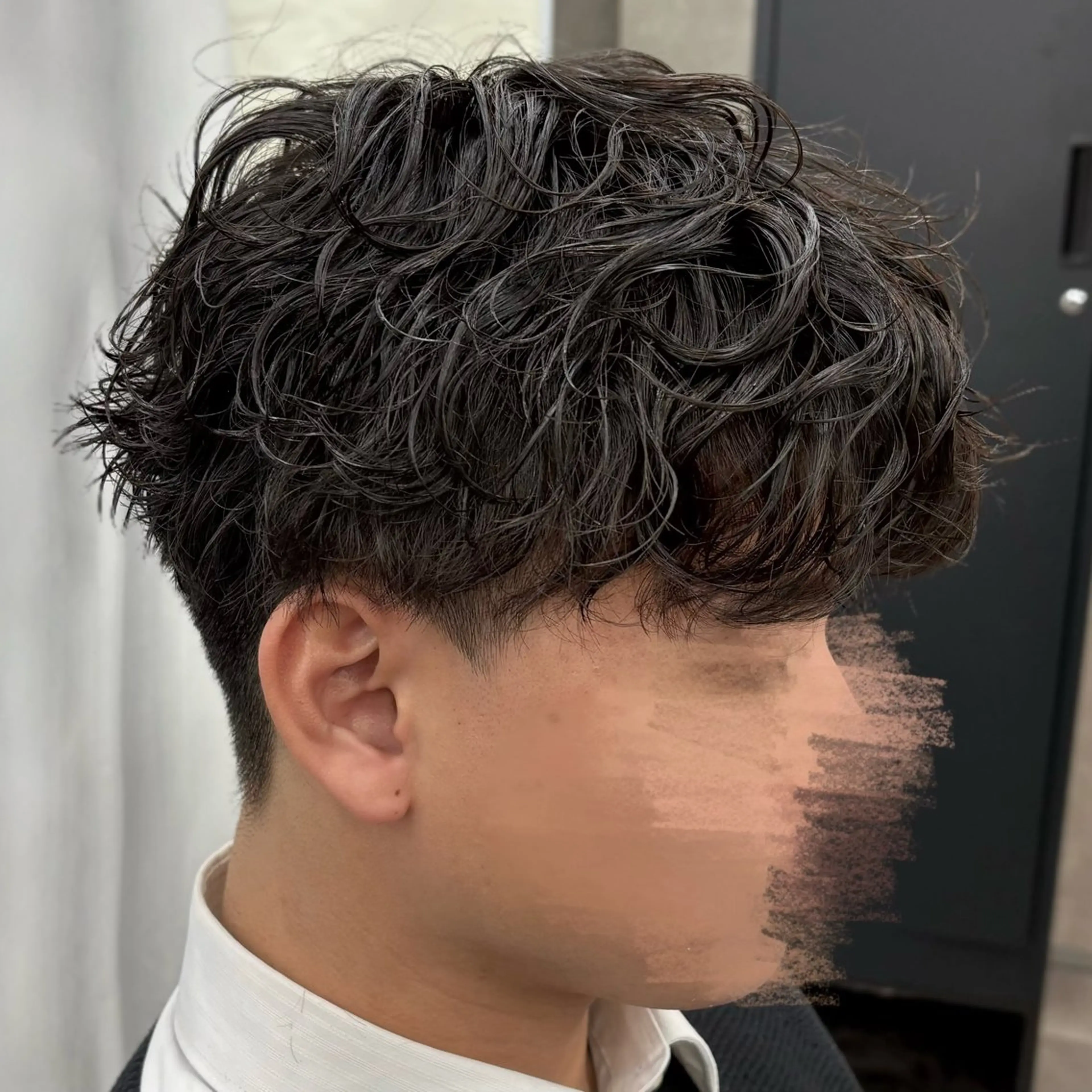 ショート パーマ メンズ メンズパーマ スパイラルパーマ いちか🤍 COQU千葉のヘアスタイル