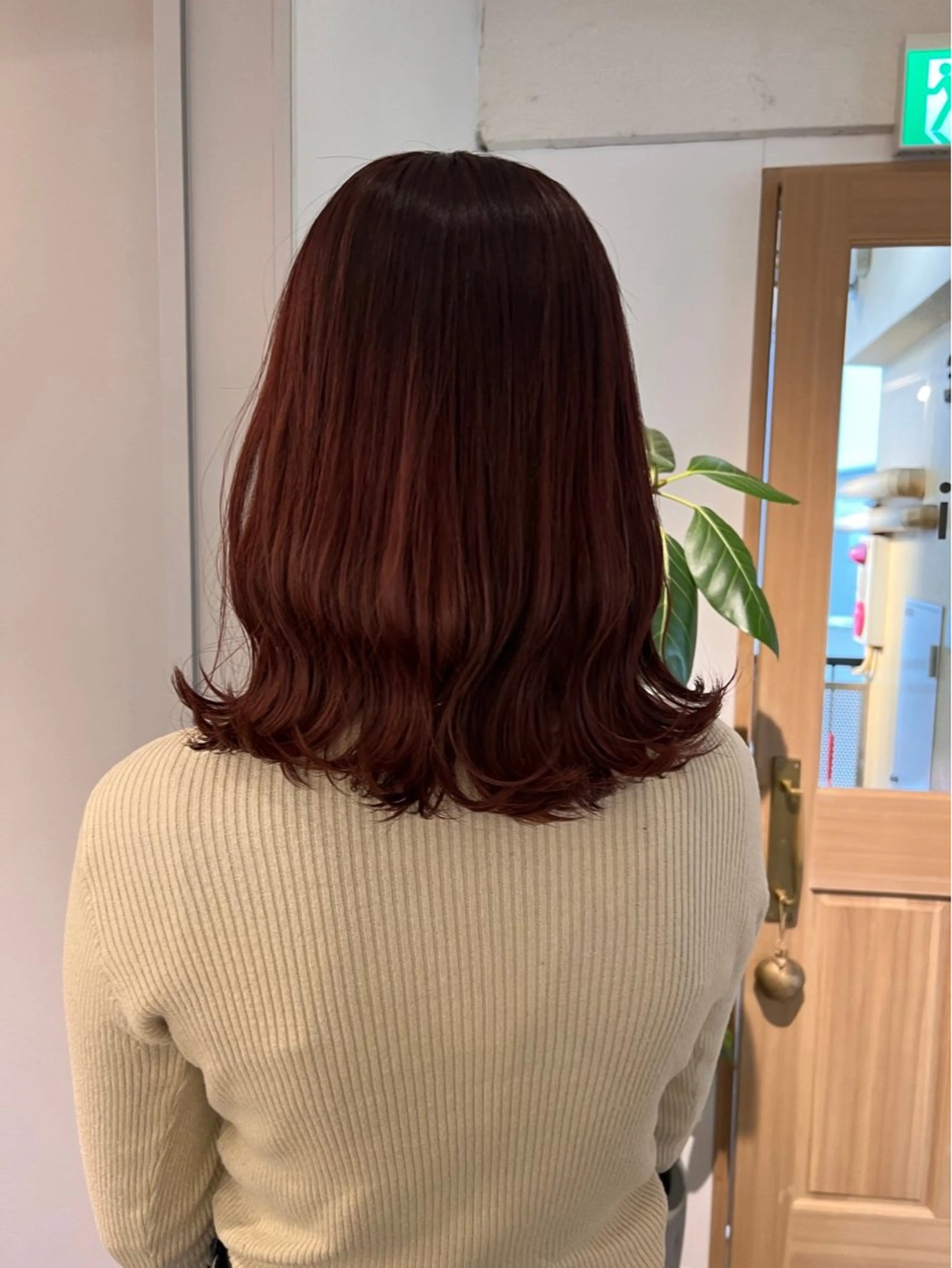 ミディアム カラー カラー/レイヤー /カット泉谷七登のヘアスタイル