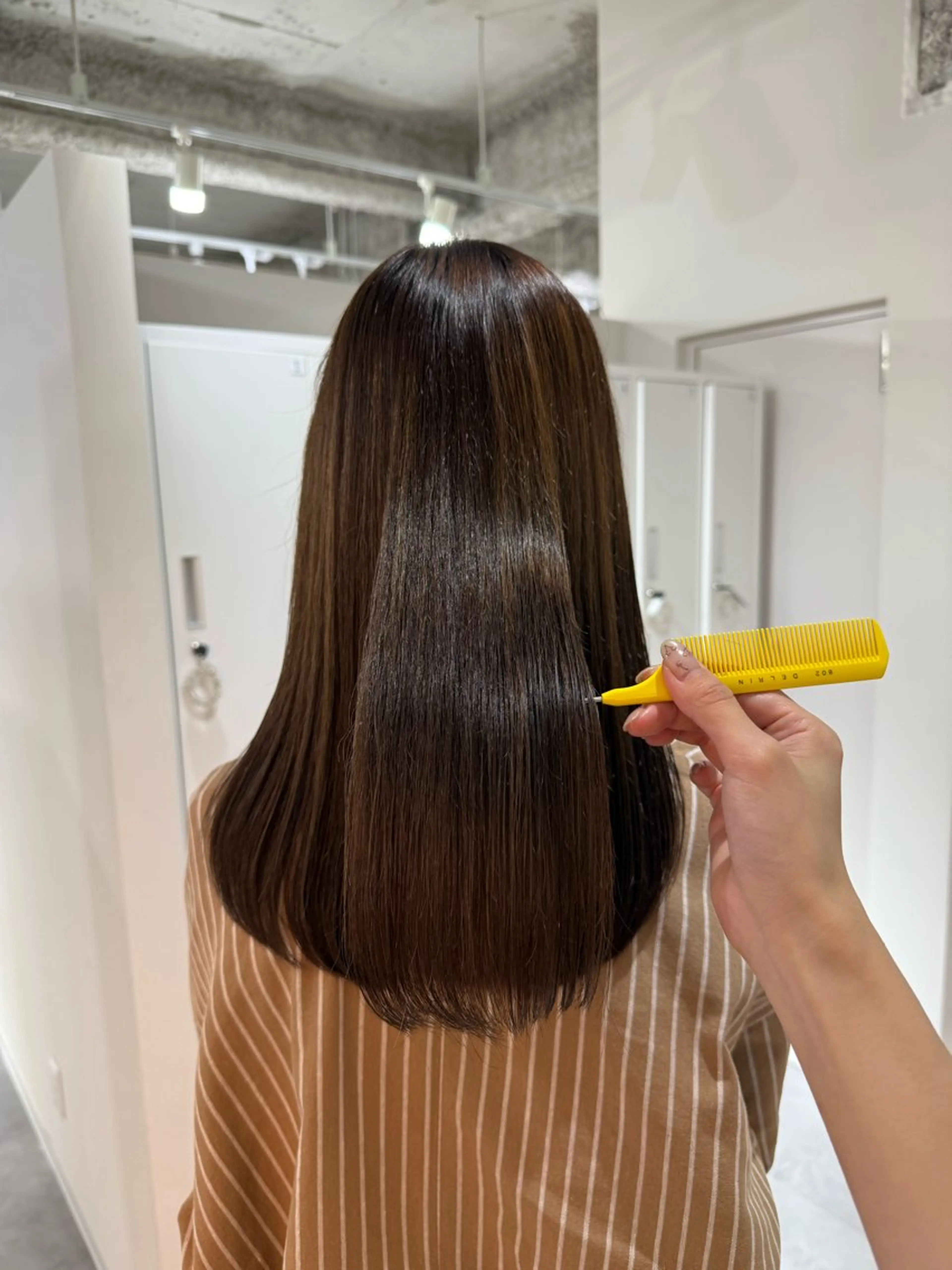 セミロング アトレ＊個室サロン himekaのヘアスタイル