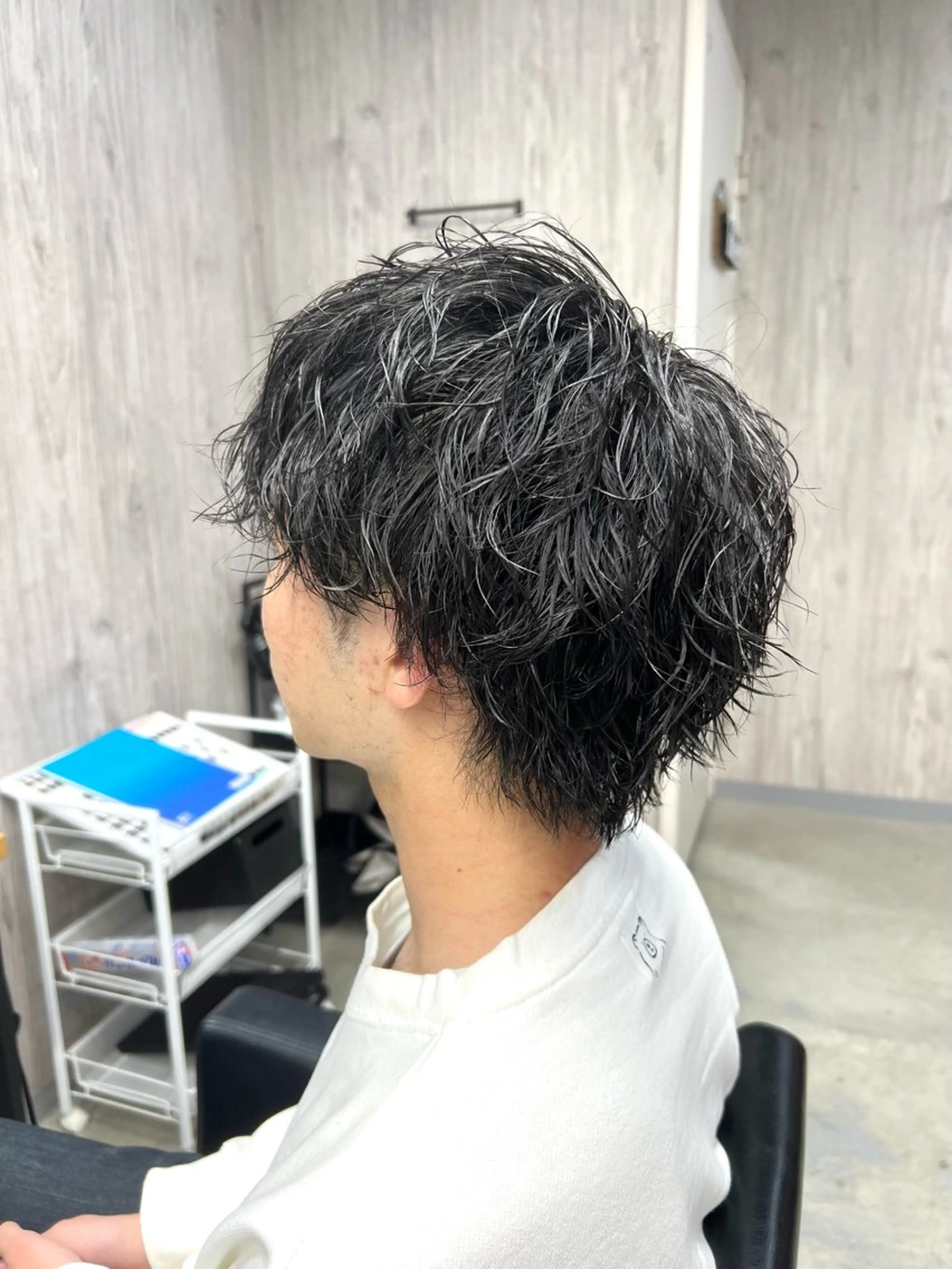 メンズ カット パーマ lafit kaede/韓国ヘアのヘアスタイル