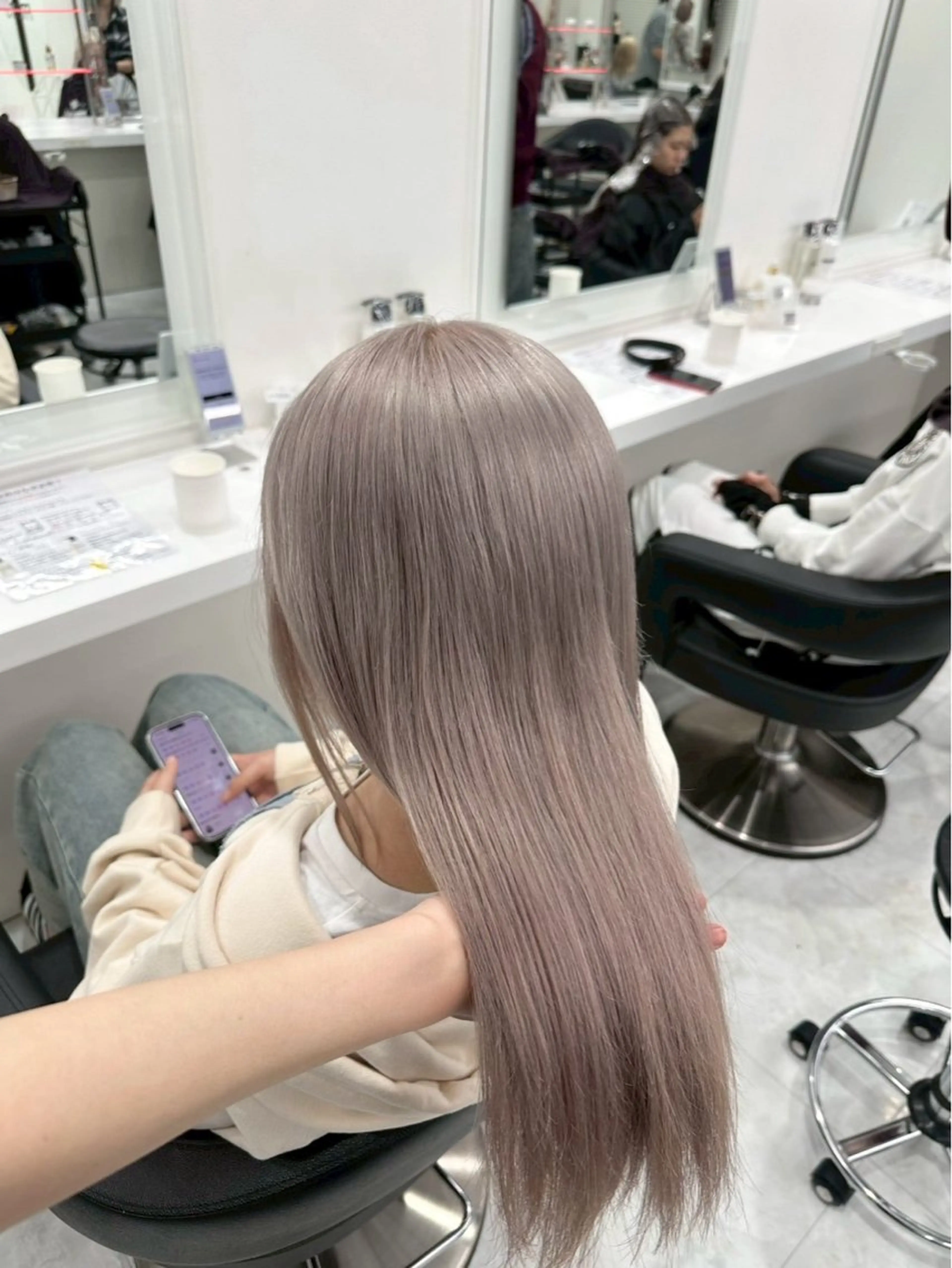 カラー ヘアカラー トリートメント ヘッドスパ ヘアセット 🎀ツヤ髪✖︎ 暖色🎀RYUKAのヘアスタイル