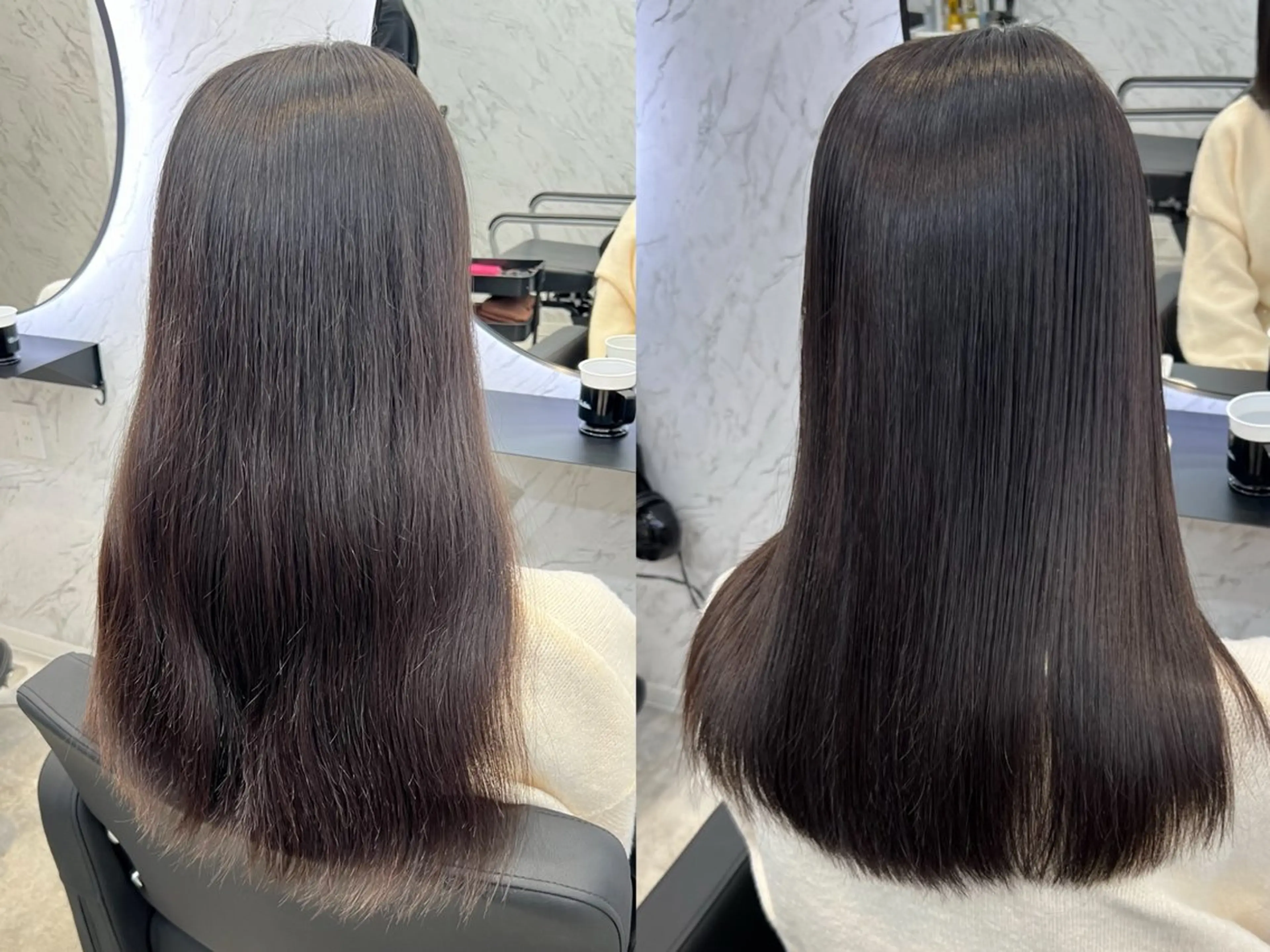 ロング 韓国パーマ 美容師 和田爽良のヘアスタイル