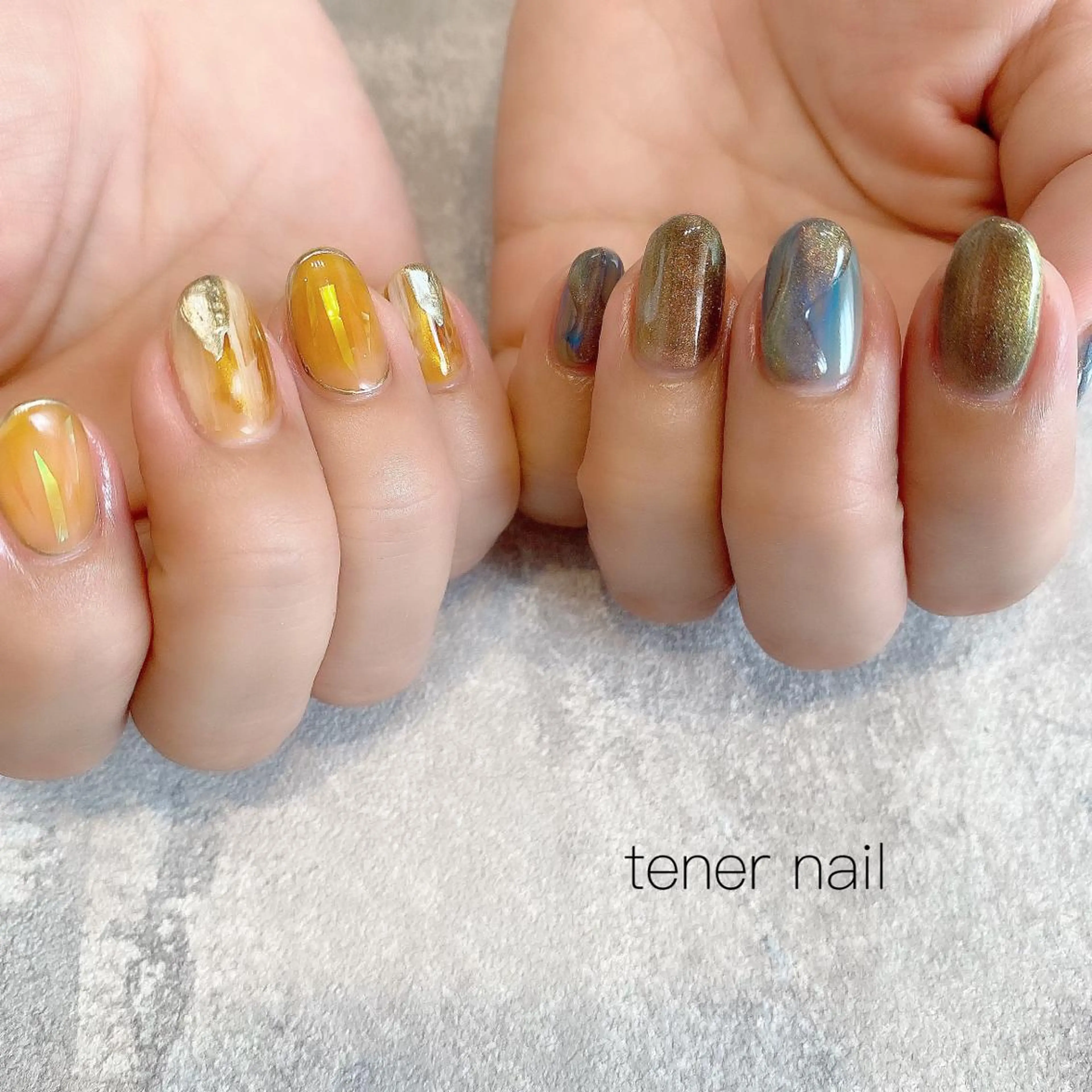 ネイル アートネイル マグネットネイル テネルネイル tener nailのネイルデザイン
