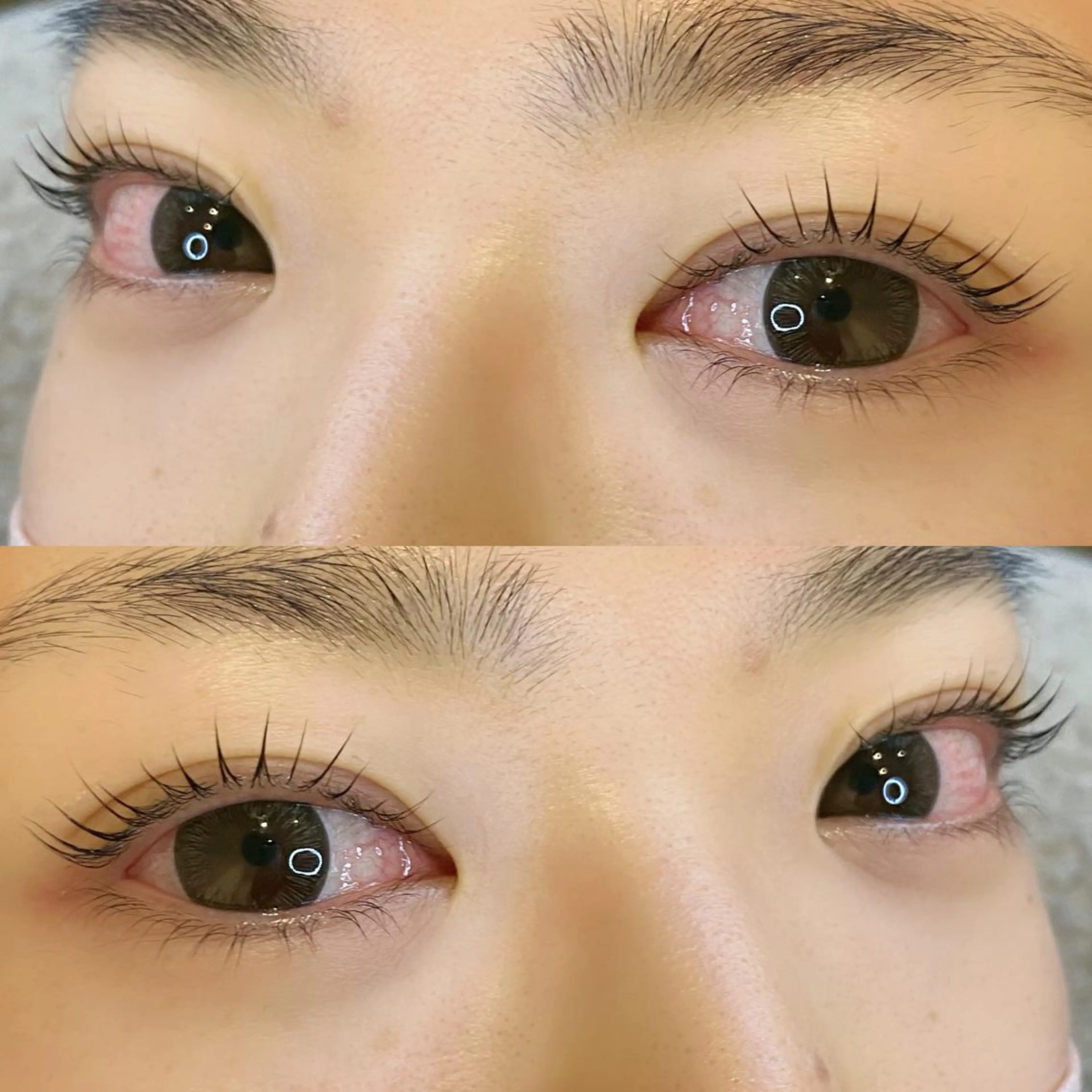 マツエク・マツパ 束感まつ毛 韓国風マツエク パリジェンヌラッシュリフト 一重×まつ毛パーマ マツパ CLUTCH eye 阿倍野NATSUMIのマツエク・マツパデザイン