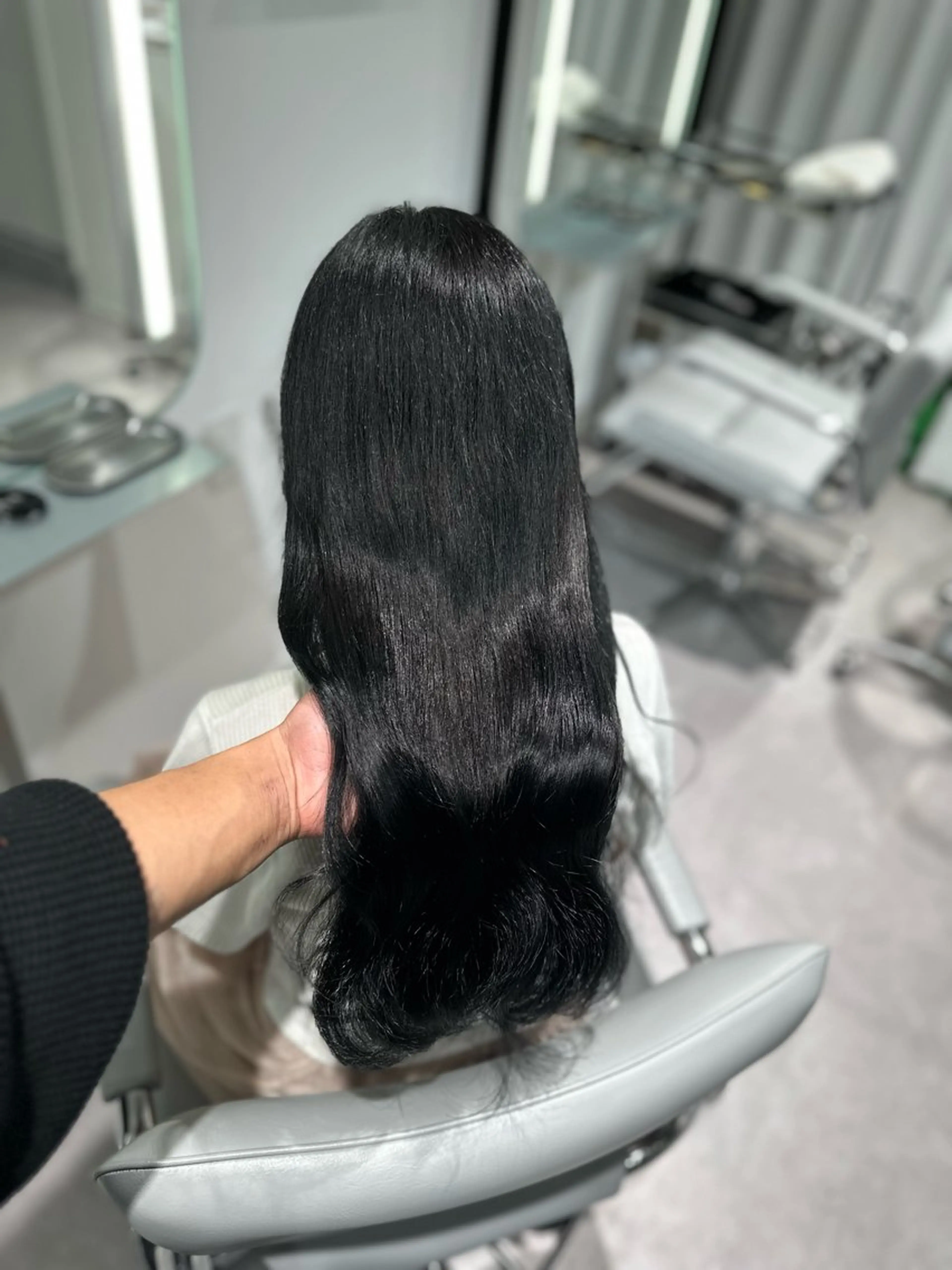 カラー ヘアカラー トリートメント unique 松原吹季のヘアスタイル