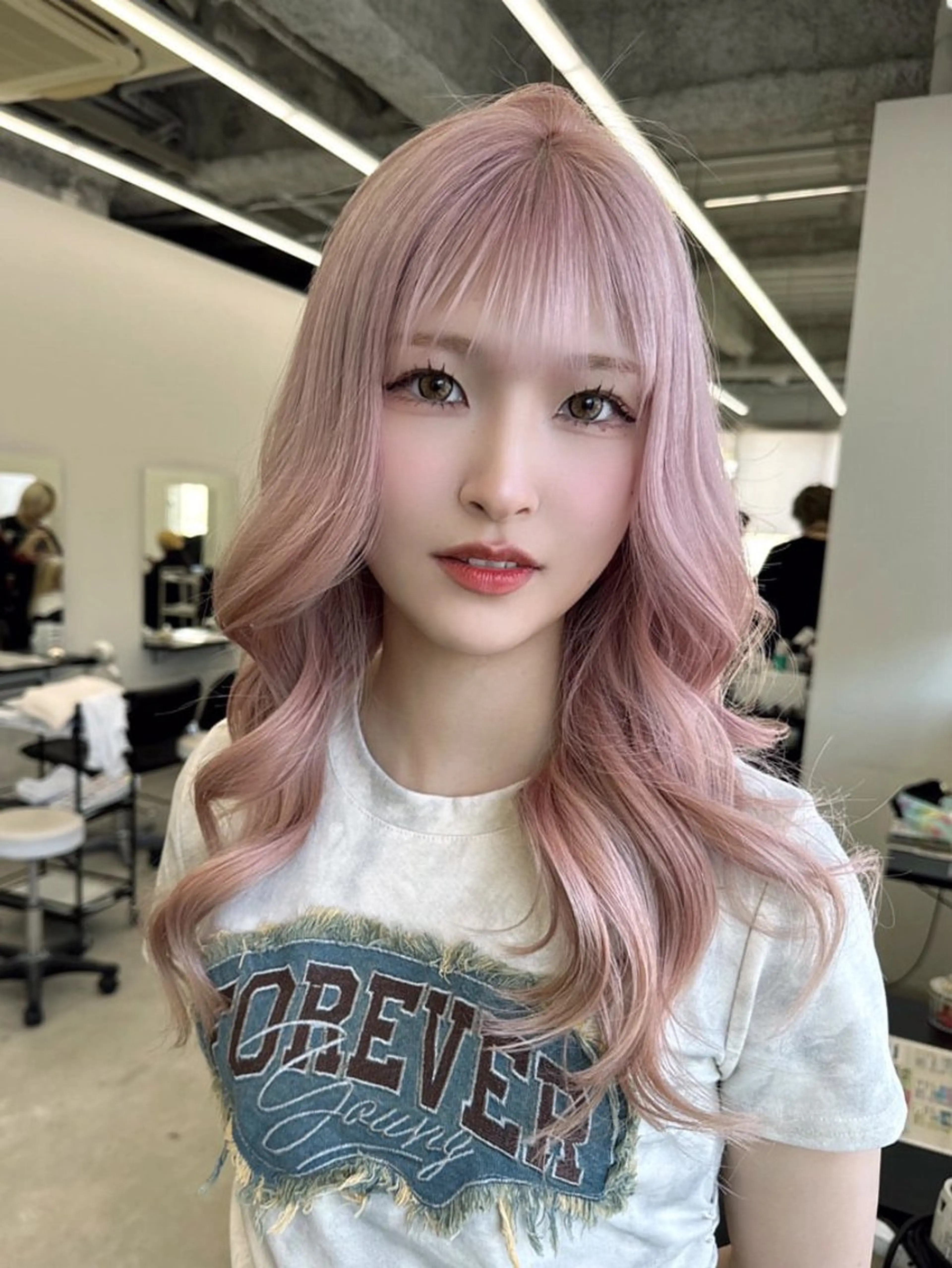 ロング 福田 彩心のヘアスタイル